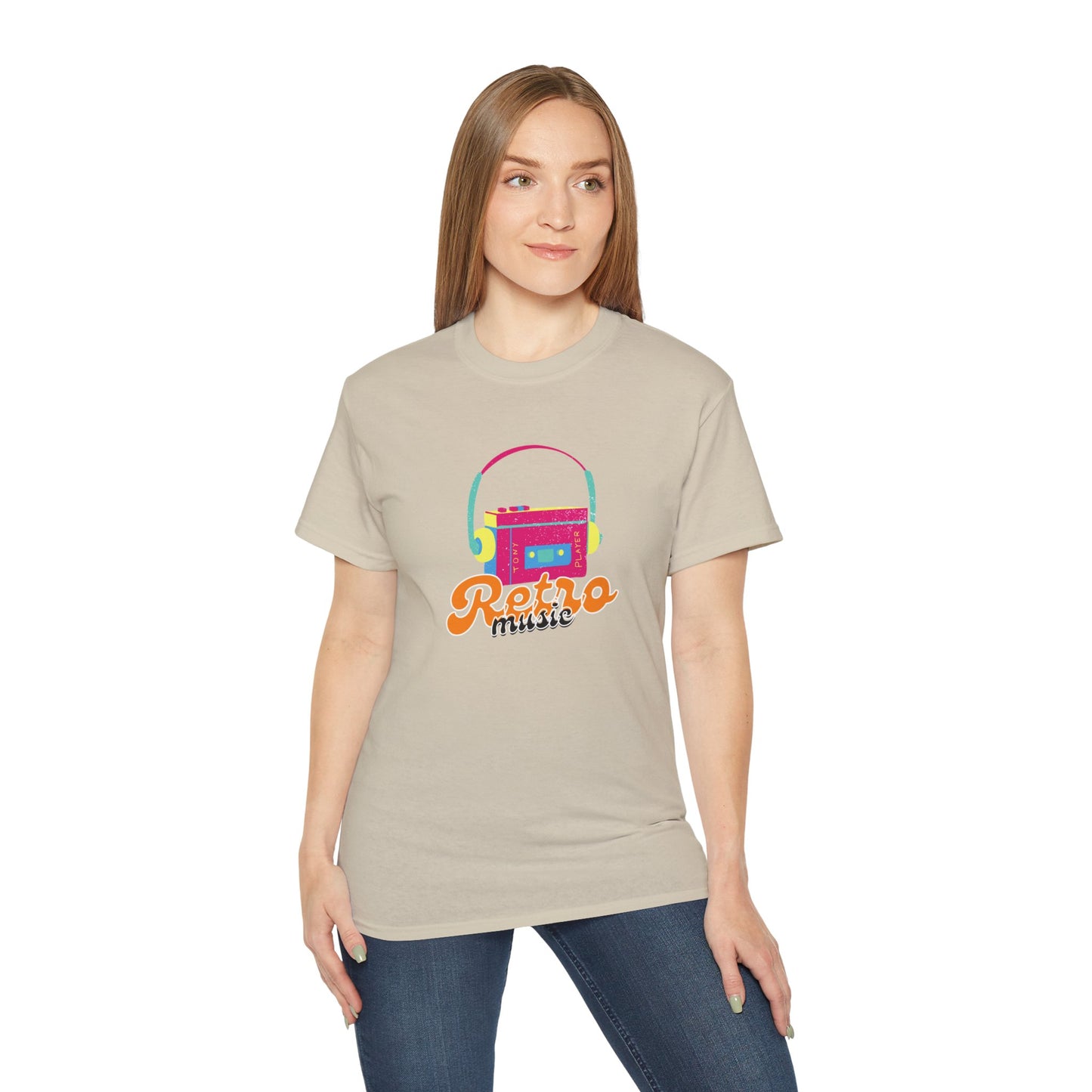 Retro Music Unisex Tee, Vintage Style Shirt, 80s Music Lover Gift, Casual Wear, Festival Outfit, Music Party T-Shirt