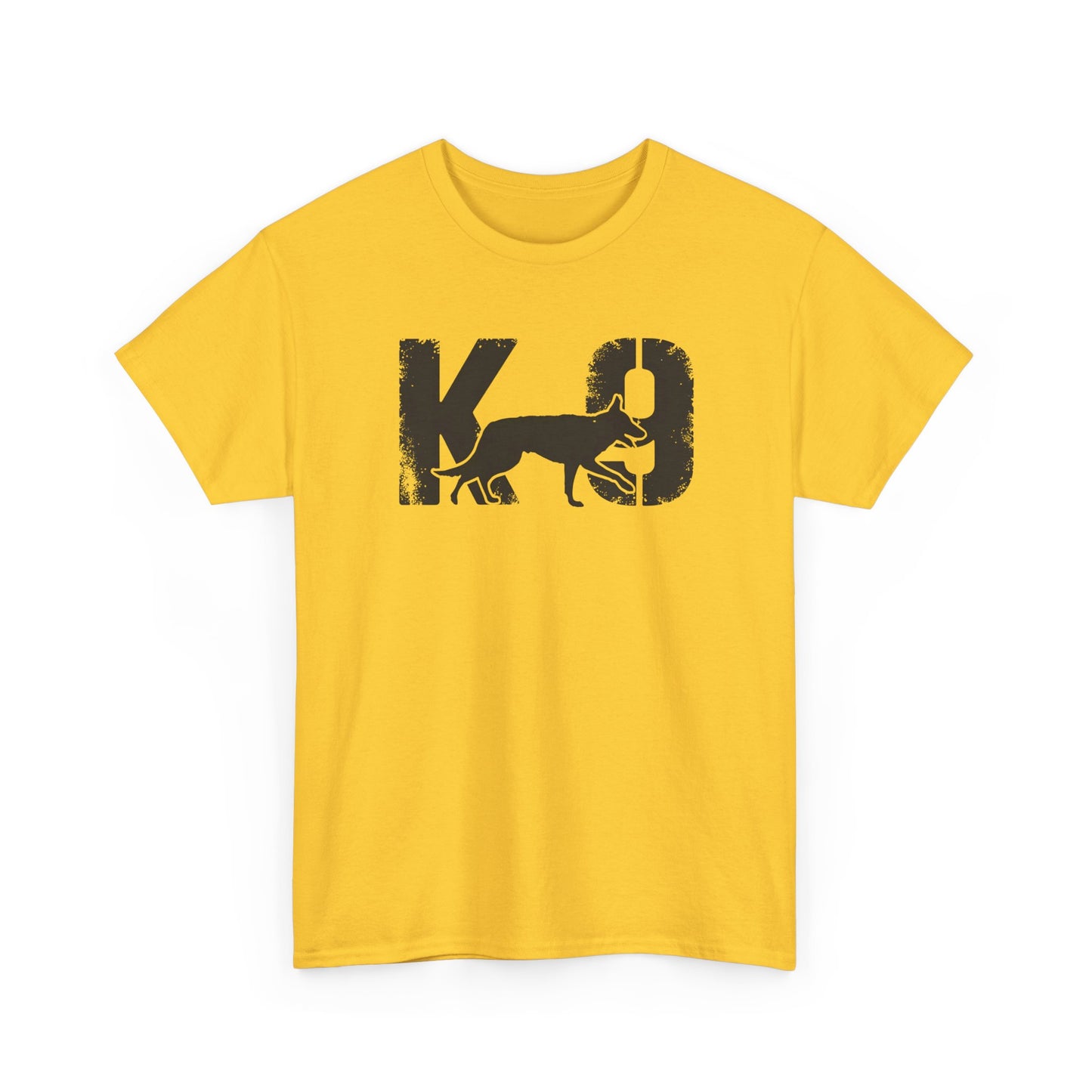 K-9 Dog Lover's Unisex Heavy Cotton Tee | T-Shirt for K-9 Handler | Dog Between K and 9 Design