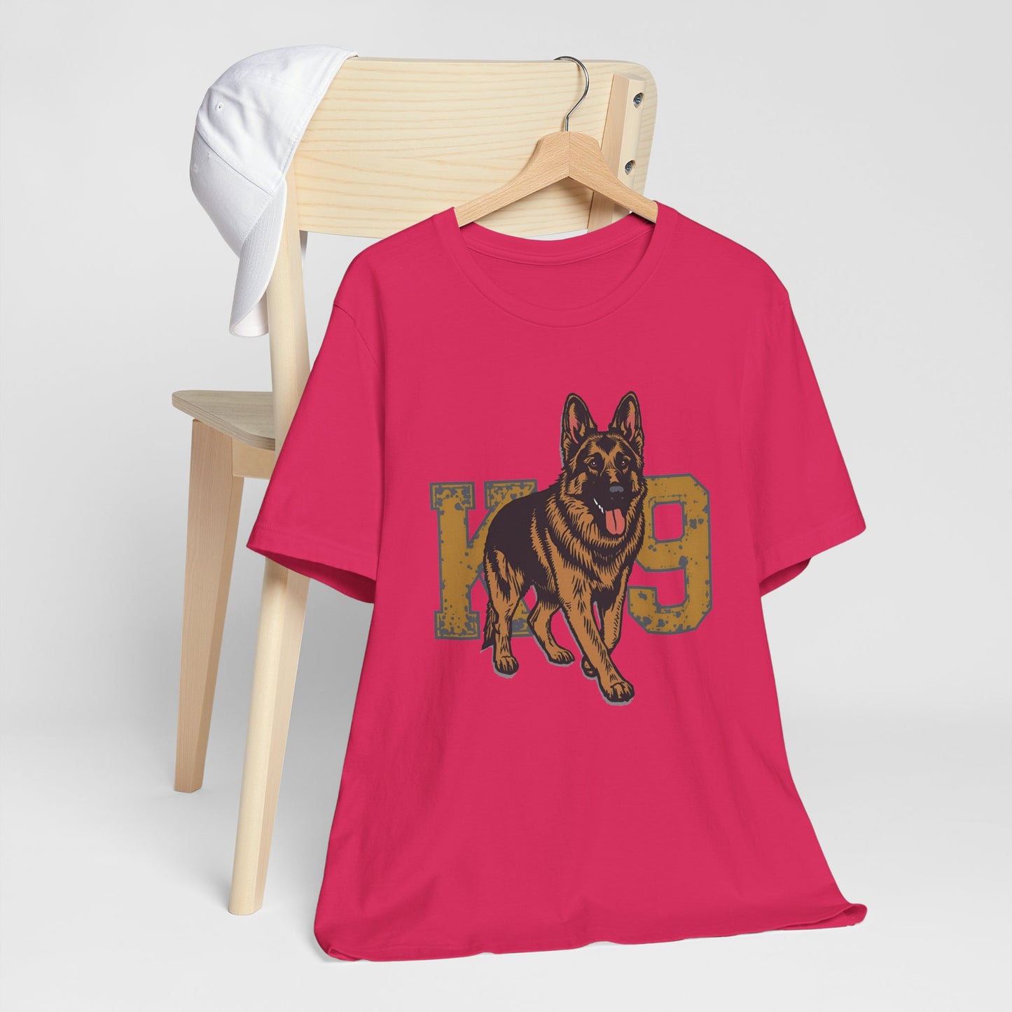 K9 Dog Lover German Shepherd Tee, Pet Owner Gift, Unisex Jersey Shirt