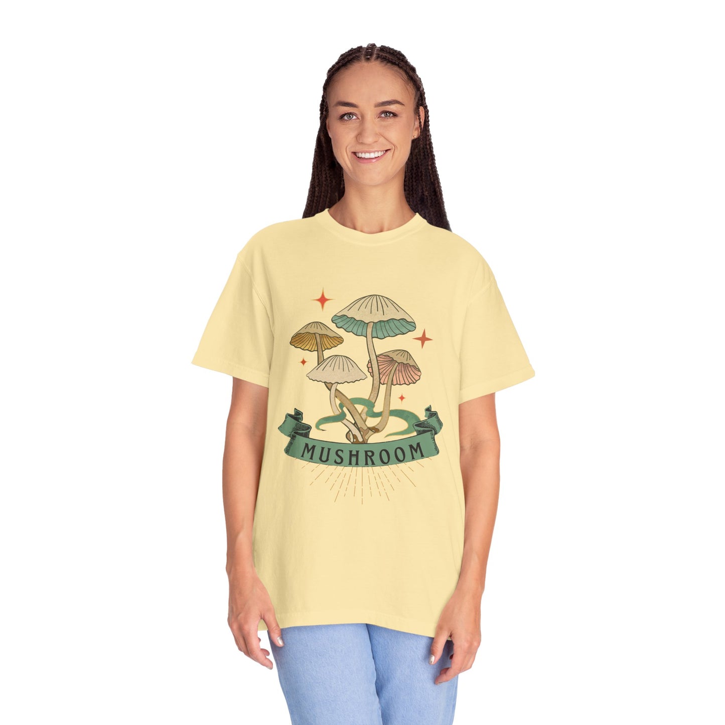 Mushroom Magic T-Shirt, Nature Lover Gift, Unisex Tee, Eco-Friendly Clothing, Summer Style, Festival Outfit