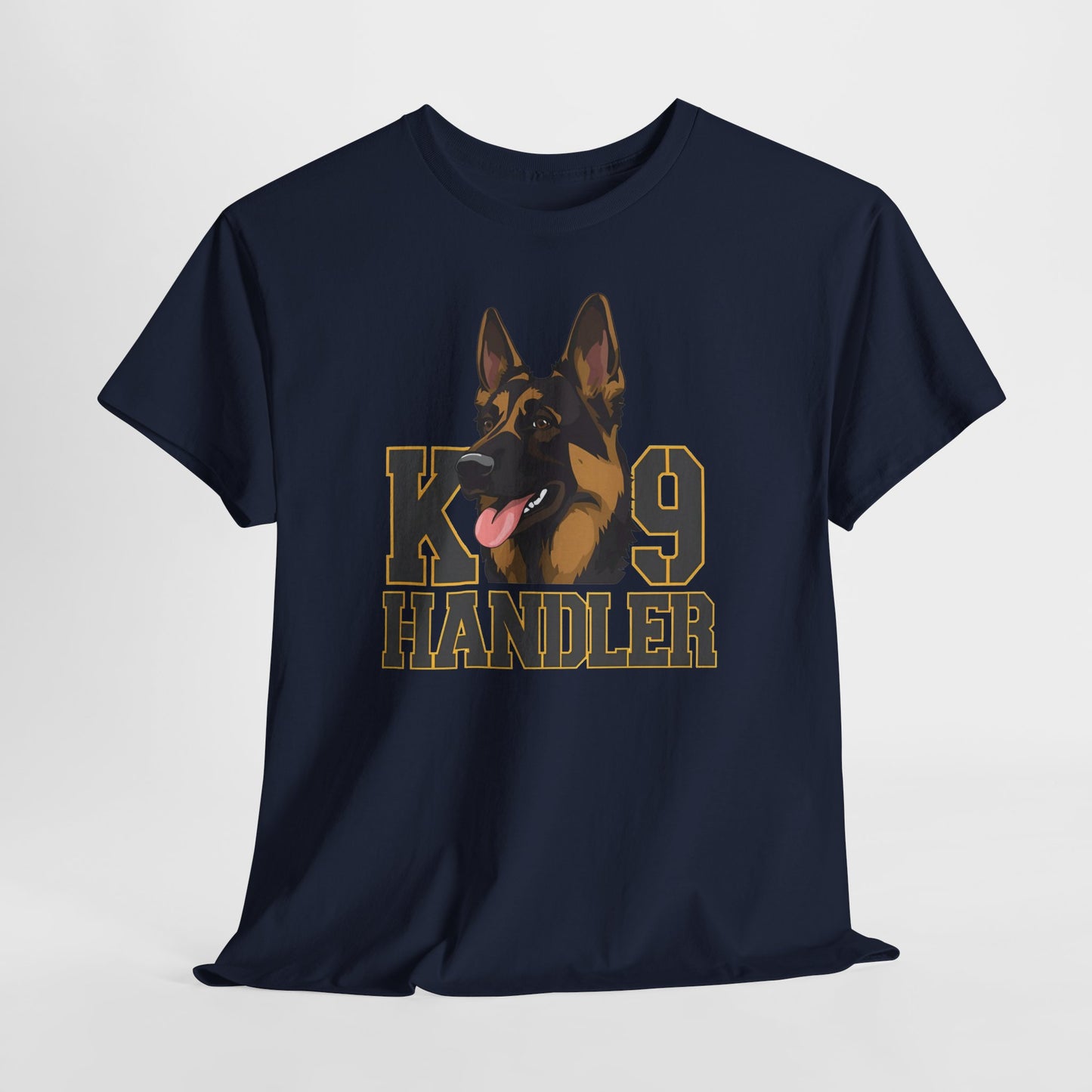German Shepherd K9 Handler Tee, Perfect for Dog Lovers, Gift for Pet Owners, Unisex Cotton T-Shirt