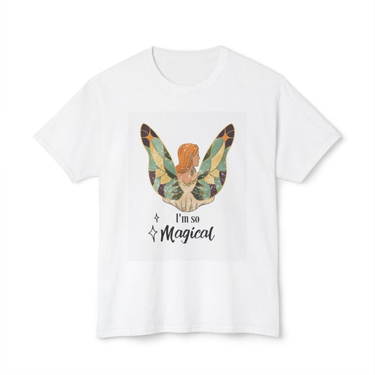 Woman Butterfly - I Am So Magical Unisex T-Shirt, Gift for Her, Cute Graphic Tee, Summer Fashion, Quote Shirt, Positive Vibes