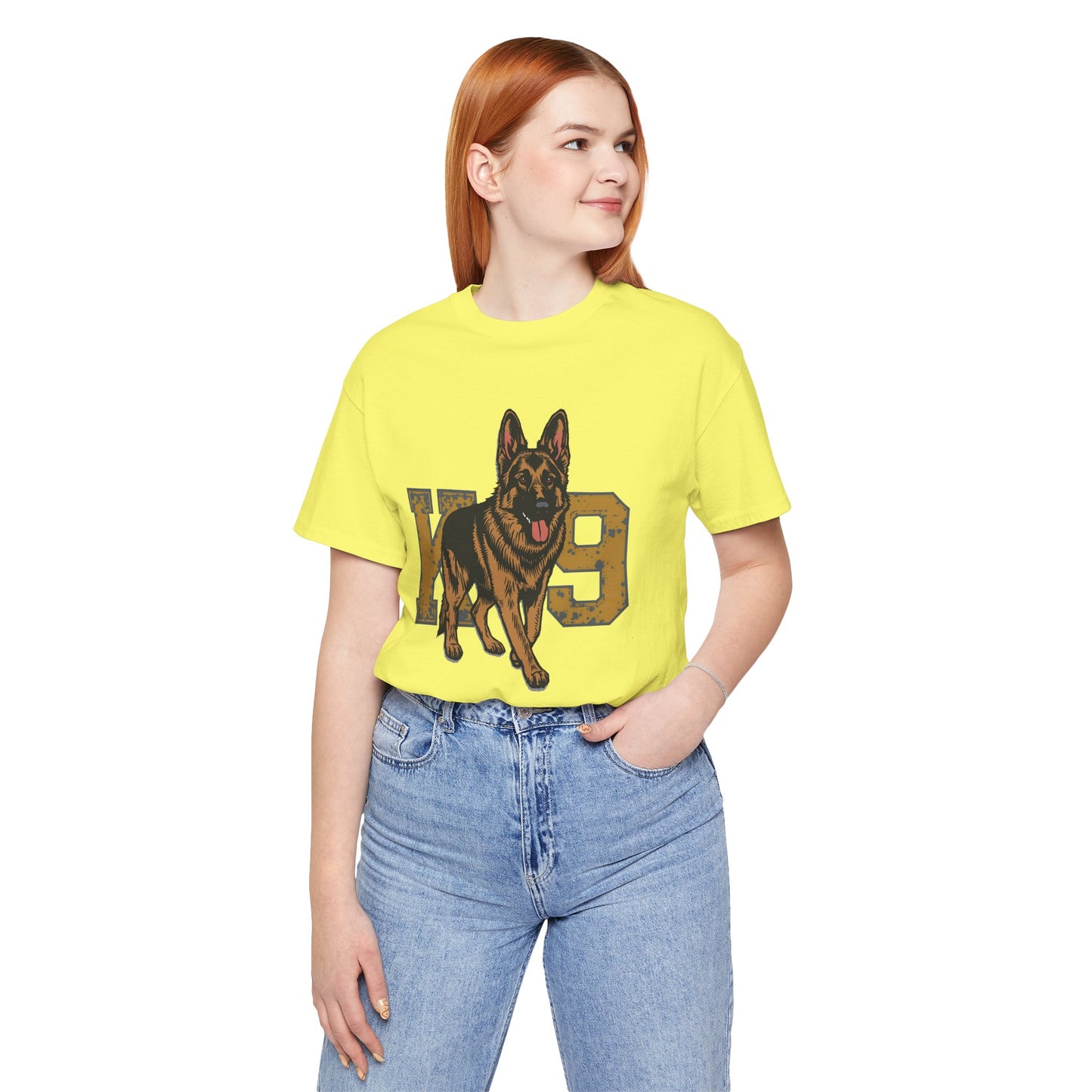 K9 Dog Lover German Shepherd Tee, Pet Owner Gift, Unisex Jersey Shirt