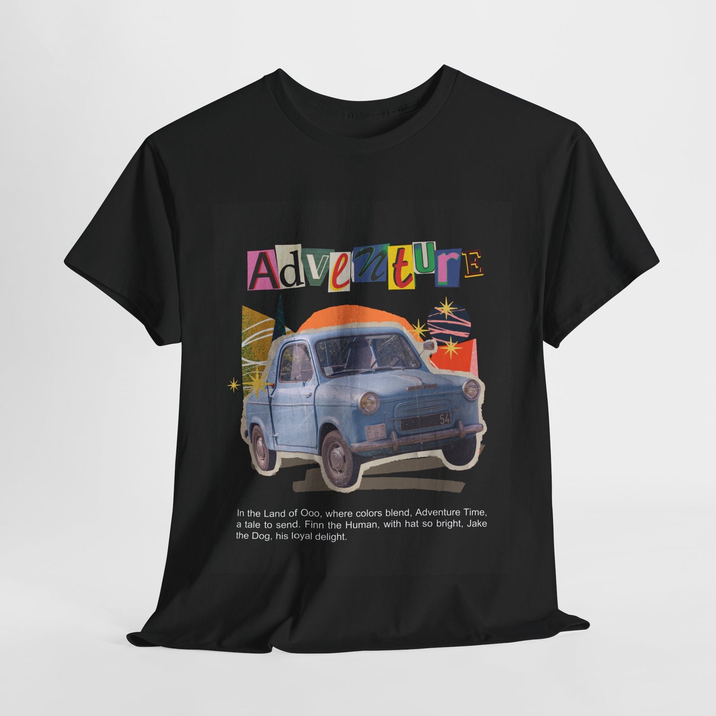 Adventure-Themed Unisex Cotton Tee, Retro Car Graphic Tee, Travel T-Shirt, Gift for Adventurers, Vintage Exploration Top