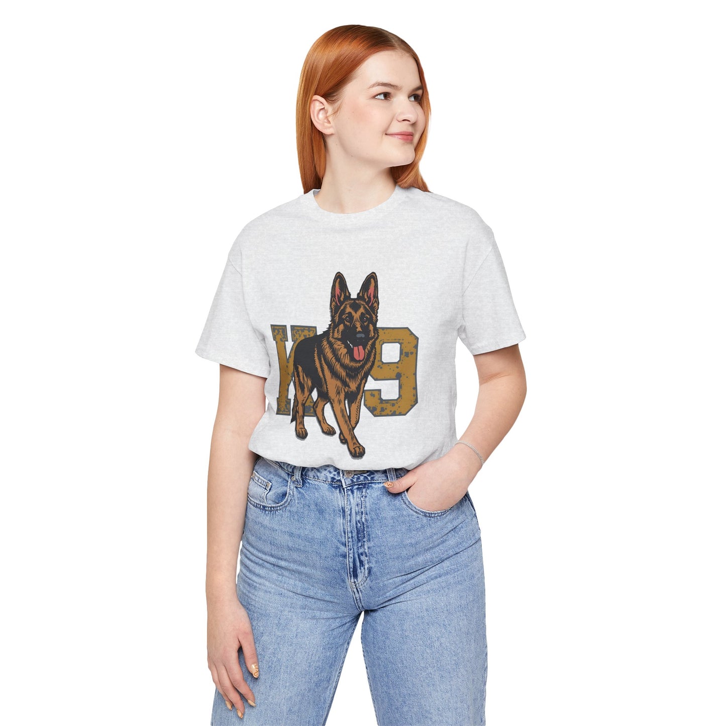 K9 Dog Lover German Shepherd Tee, Pet Owner Gift, Unisex Jersey Shirt