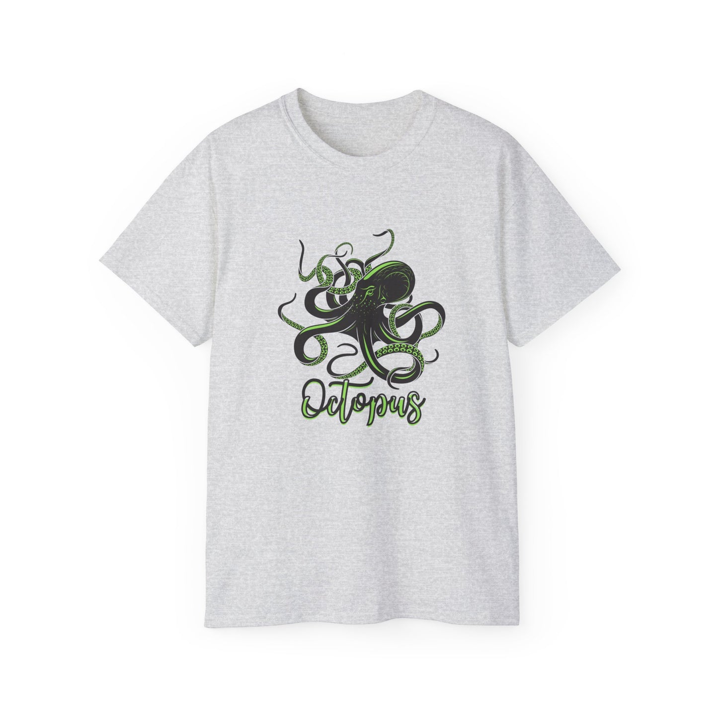Octopus Graphic Unisex Tee, Ocean Lover T-Shirt, Marine Life Shirt, Gift for Sea Enthusiasts, Sea Creature Apparel, Beach Day Outfit
