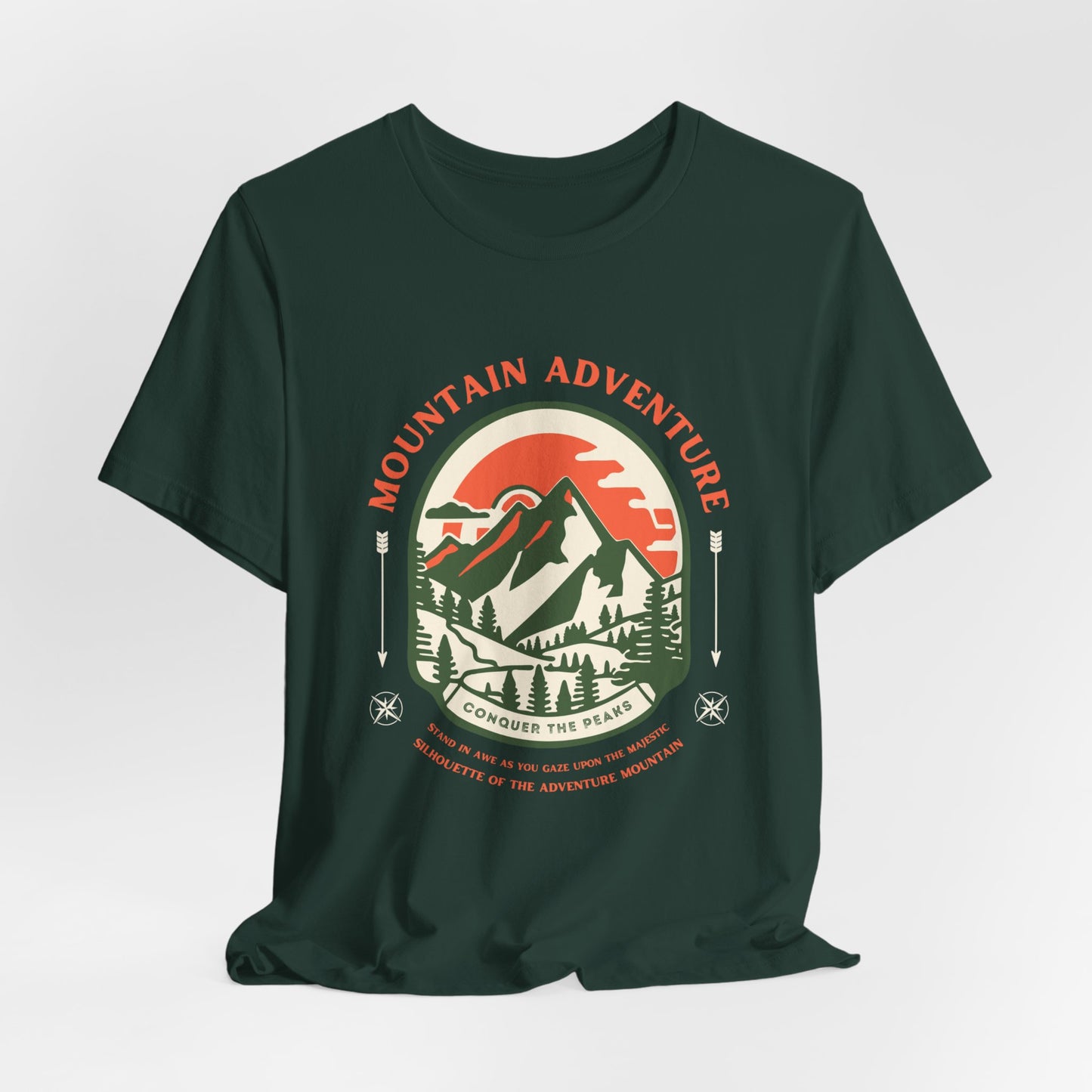 Mountain Adventure Unisex Tee, Outdoor Shirt, Camping Apparel, Hiking Gift, Nature Lover T-Shirt, Adventurer's Top