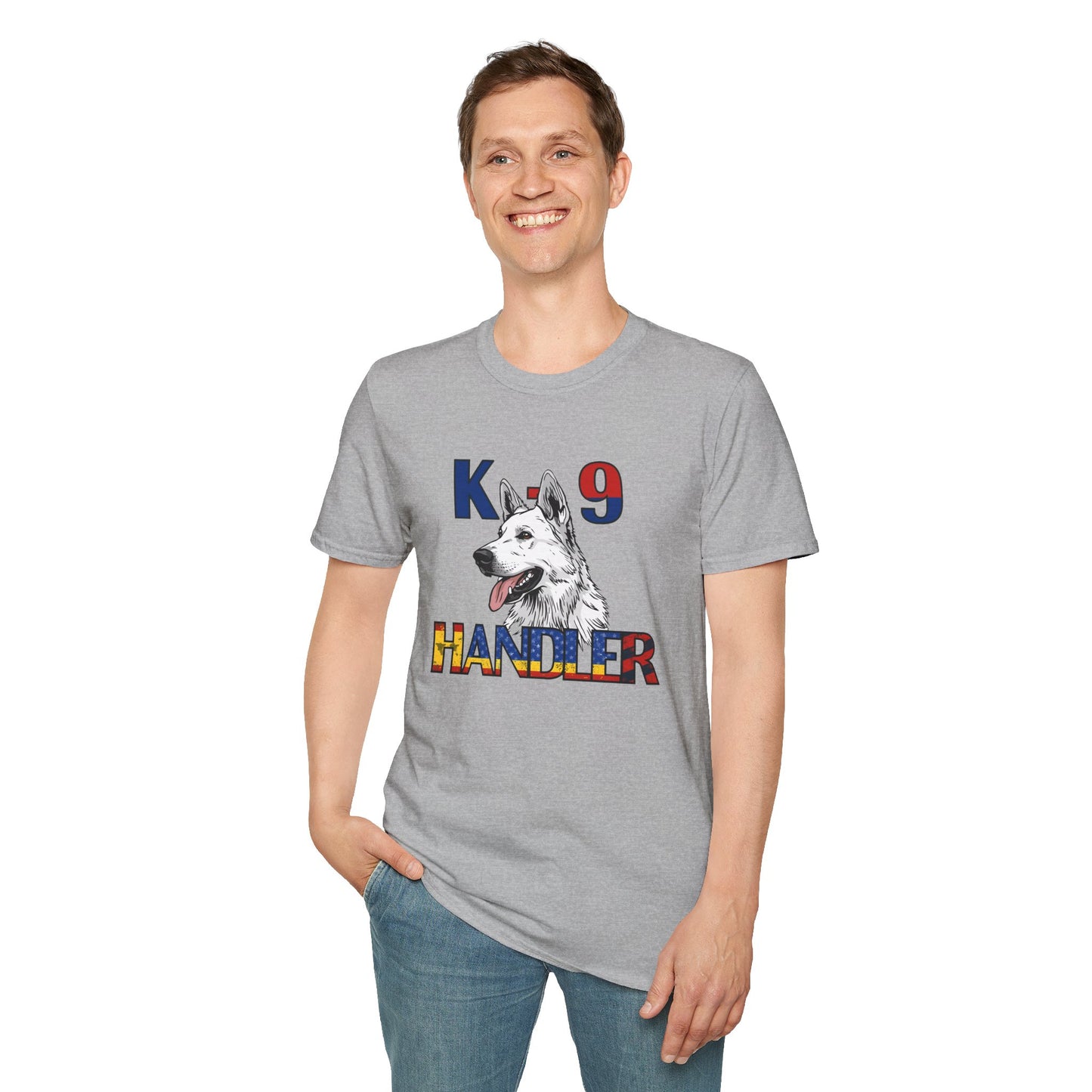 German Shepherd K9 Handler T-Shirt, Police Dog Tee, Canine Enthusiast Apparel