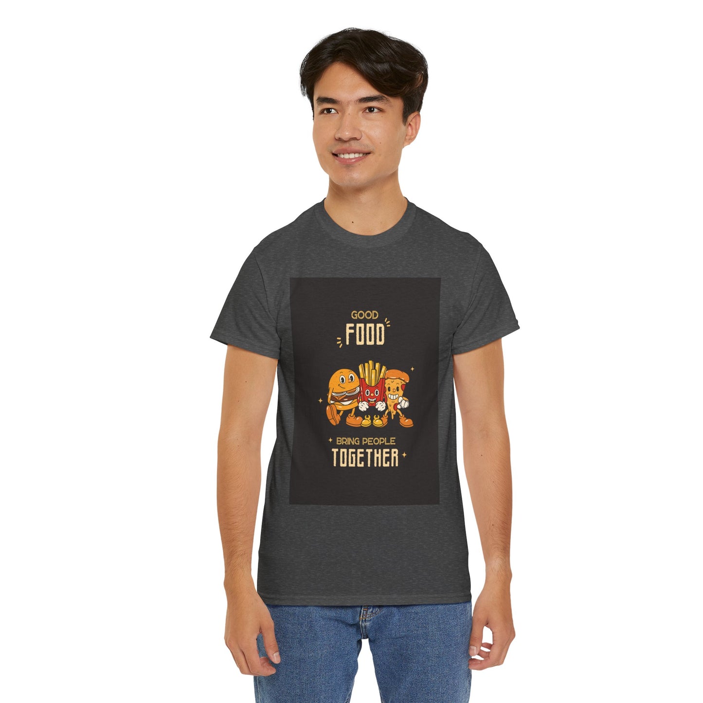 Good Food Unisex Tee | Fun Foodie Shirt, Gift for Food Lovers, Casual Wear, Kitchen Humor, BBQ Party