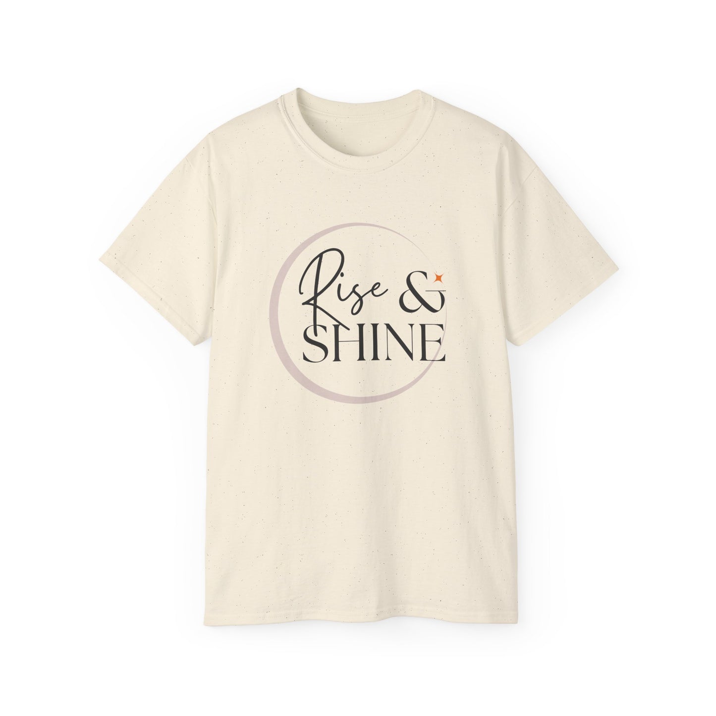 Rise & Shine Unisex Ultra Cotton Tee, Motivational Tee, Inspirational Shirt, Gift for Her, Positive Quote T-Shirt, Summer Fashion