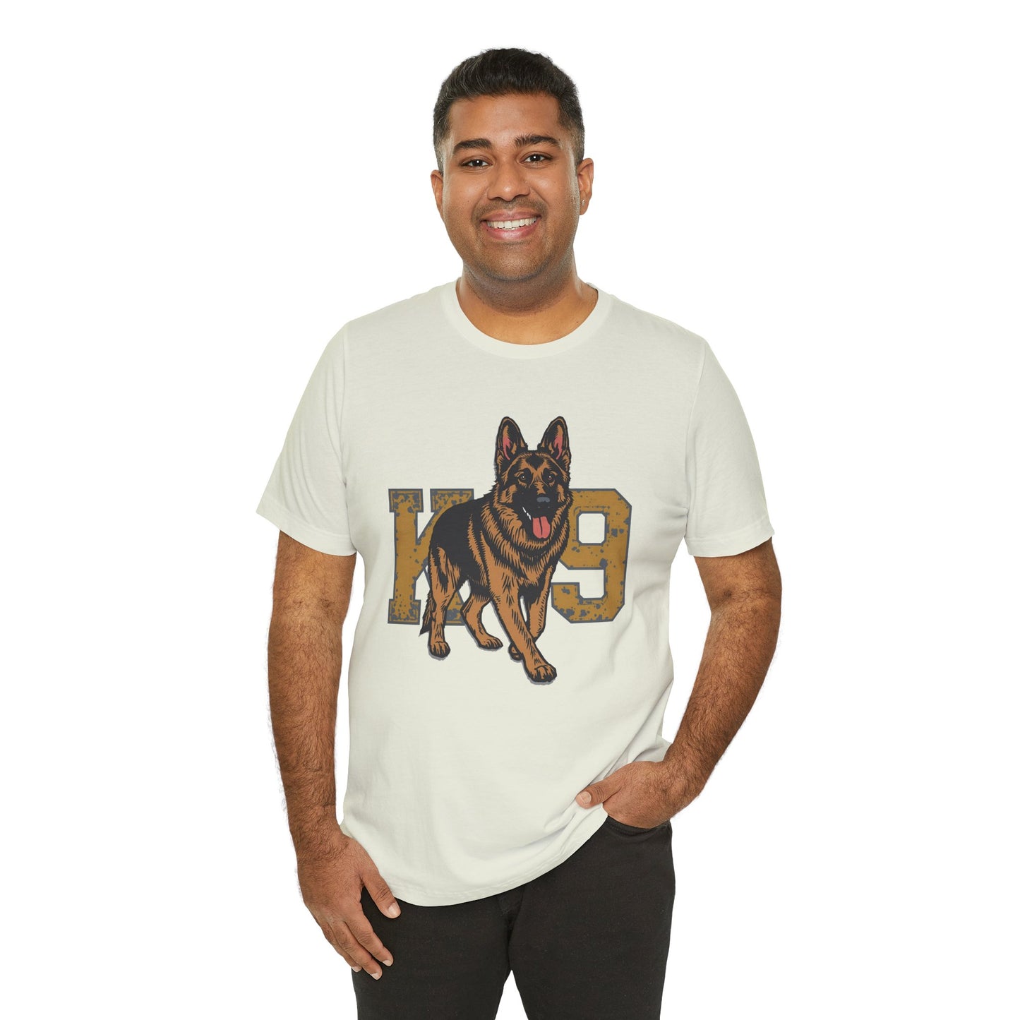 K9 Dog Lover German Shepherd Tee, Pet Owner Gift, Unisex Jersey Shirt