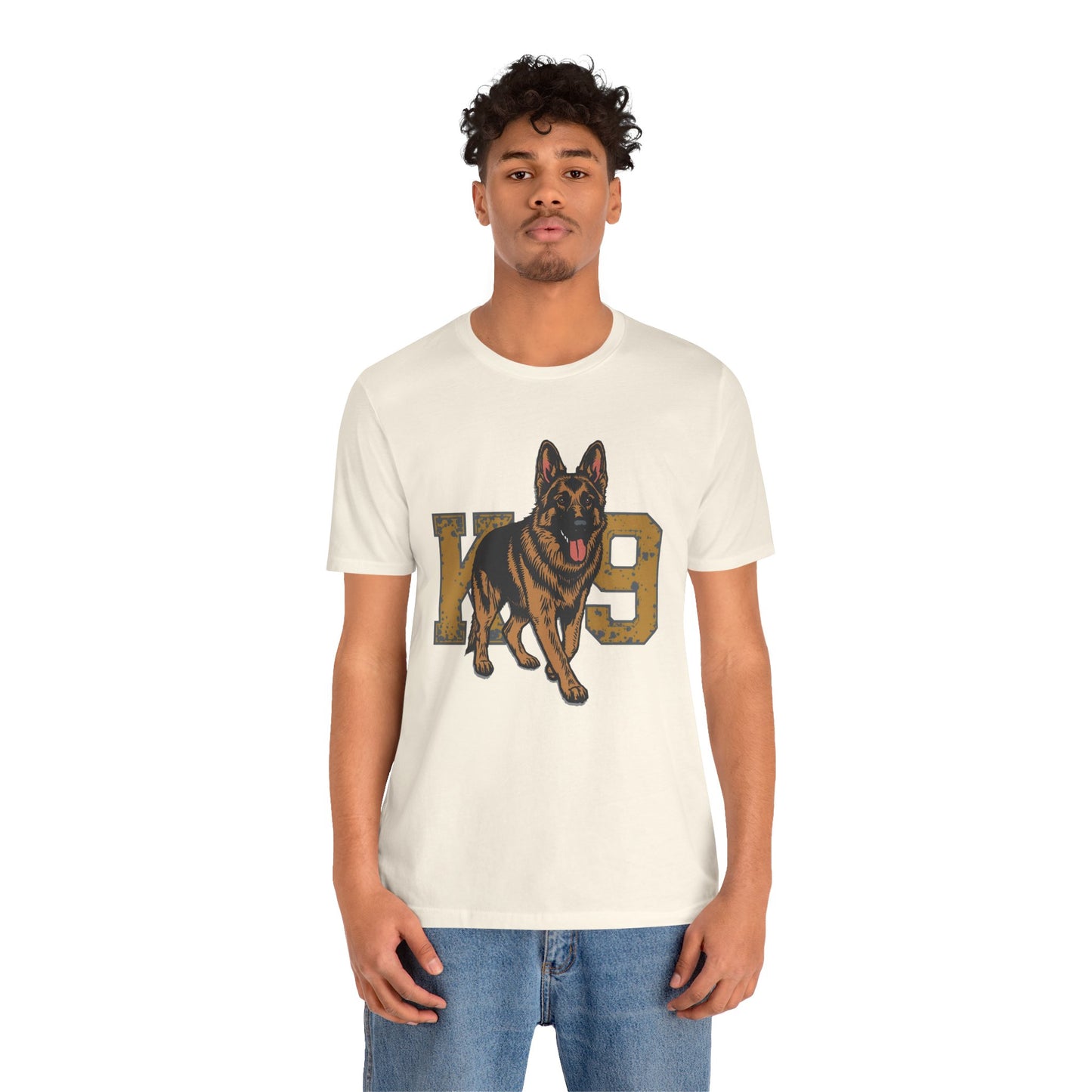K9 Dog Lover German Shepherd Tee, Pet Owner Gift, Unisex Jersey Shirt