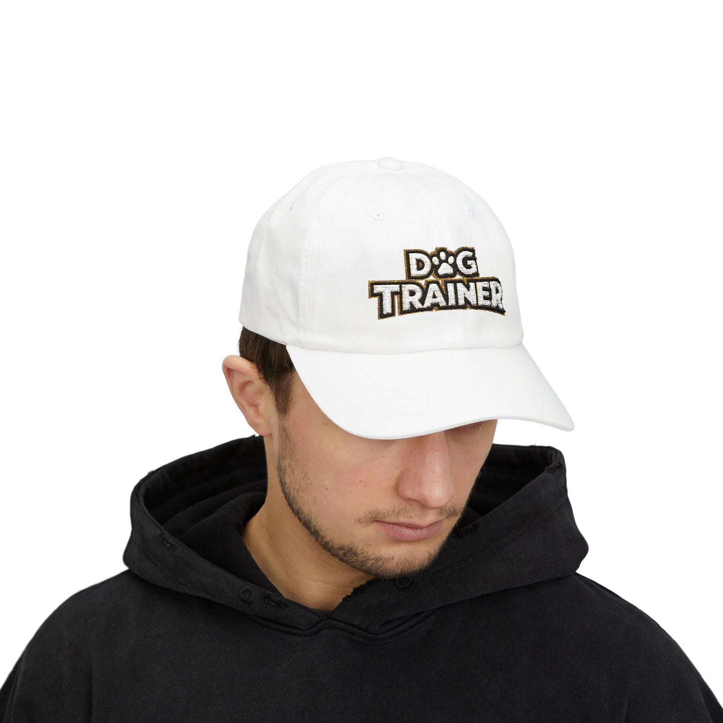Embroidered Dog Trainer Classic Dad Cap, Adjustable Baseball Cap, Dog Owner Accessory