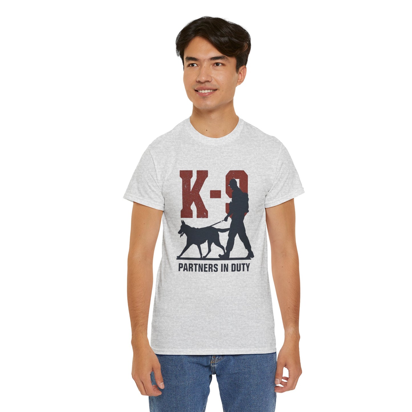 K-9 Partners in Duty Tee, Dog Handler T-Shirt, Dog Lover Tee, Police Dog Apparel, Dog Owner T-Shirt