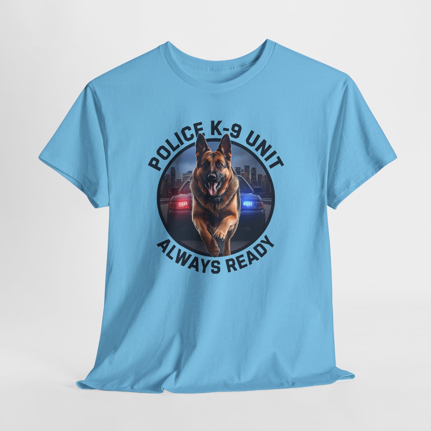 Police K-9 Unit Tee, Always Ready Graphic Tee, Dog Lover Gift, Police Support Shirt, Police Dog Merchandise