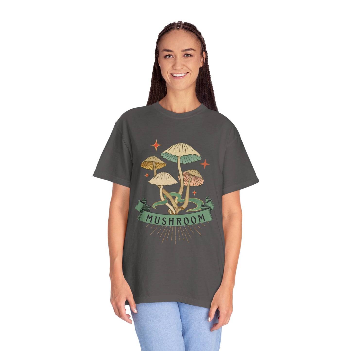 Mushroom Magic T-Shirt, Nature Lover Gift, Unisex Tee, Eco-Friendly Clothing, Summer Style, Festival Outfit