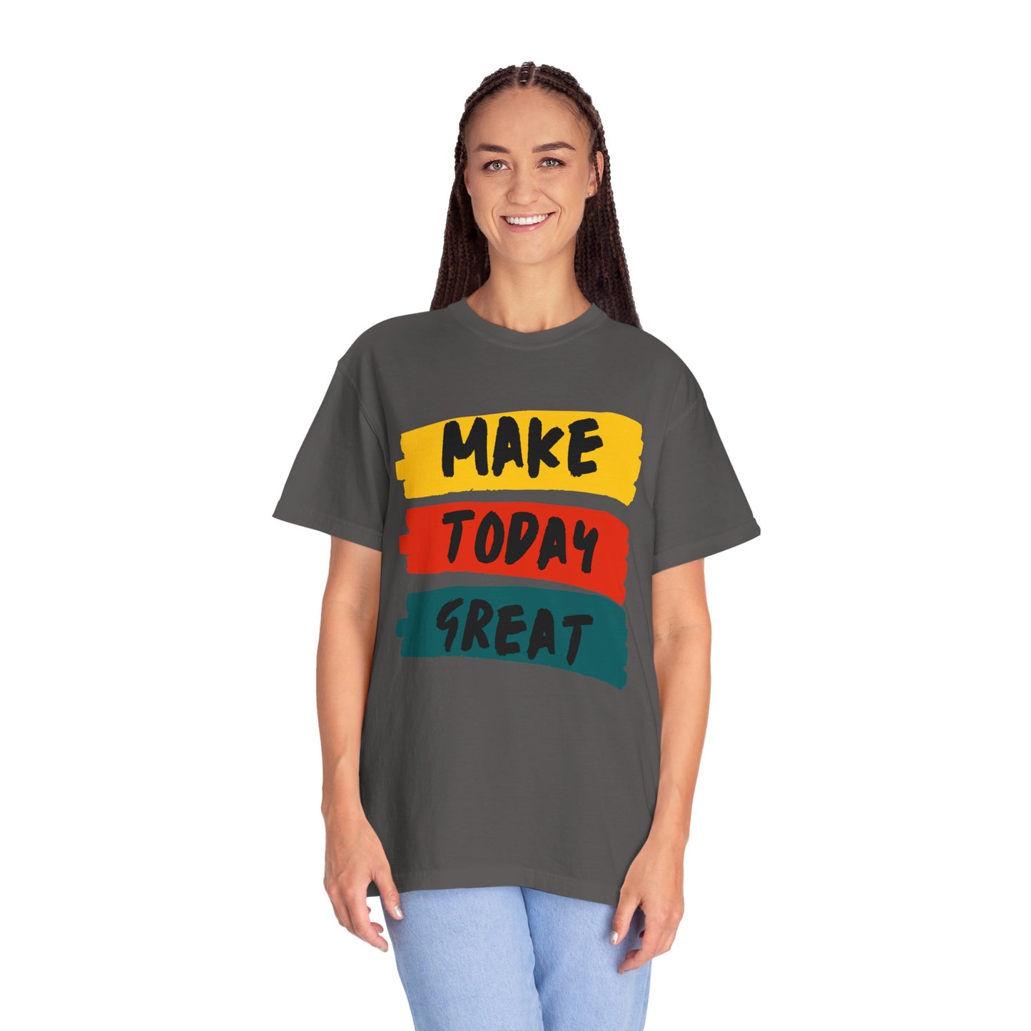 Motivational Unisex T-Shirt - Make Today Great, Casual Wear, Gifts for Her, Gifts for Him, Inspirational Tee, Everyday Comfort