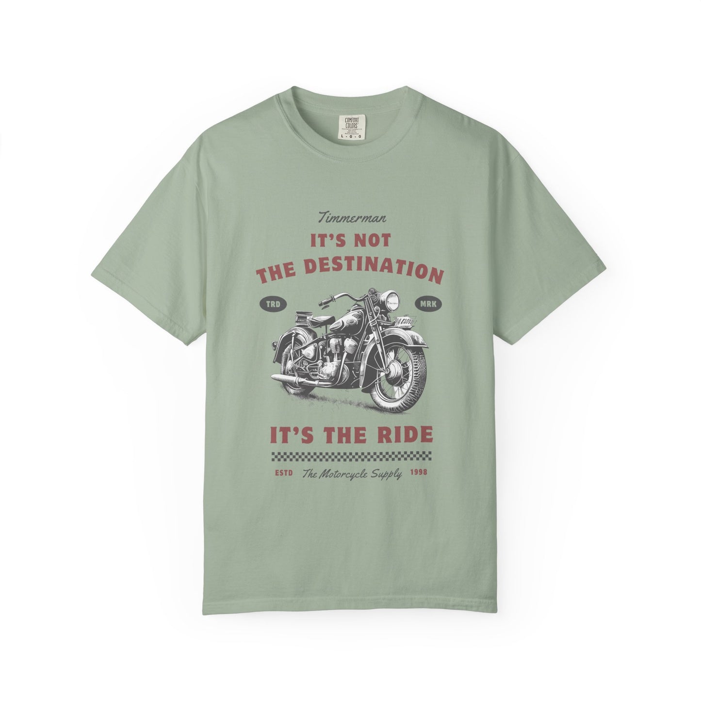Vintage Motorcycle Ride T-Shirt - It's Not The Destination It's The Ride, Gift for Bikers, Adventure Clothing, Road Trip Outfit