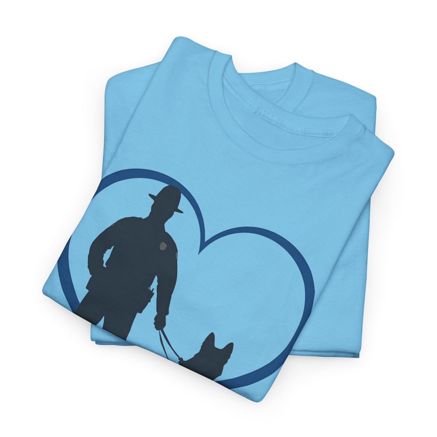 Heartfelt K-9 Unit Tee - Brothers In Duty | Police Officer Gift, Dog Lover Shirt, Law Enforcement Apparel