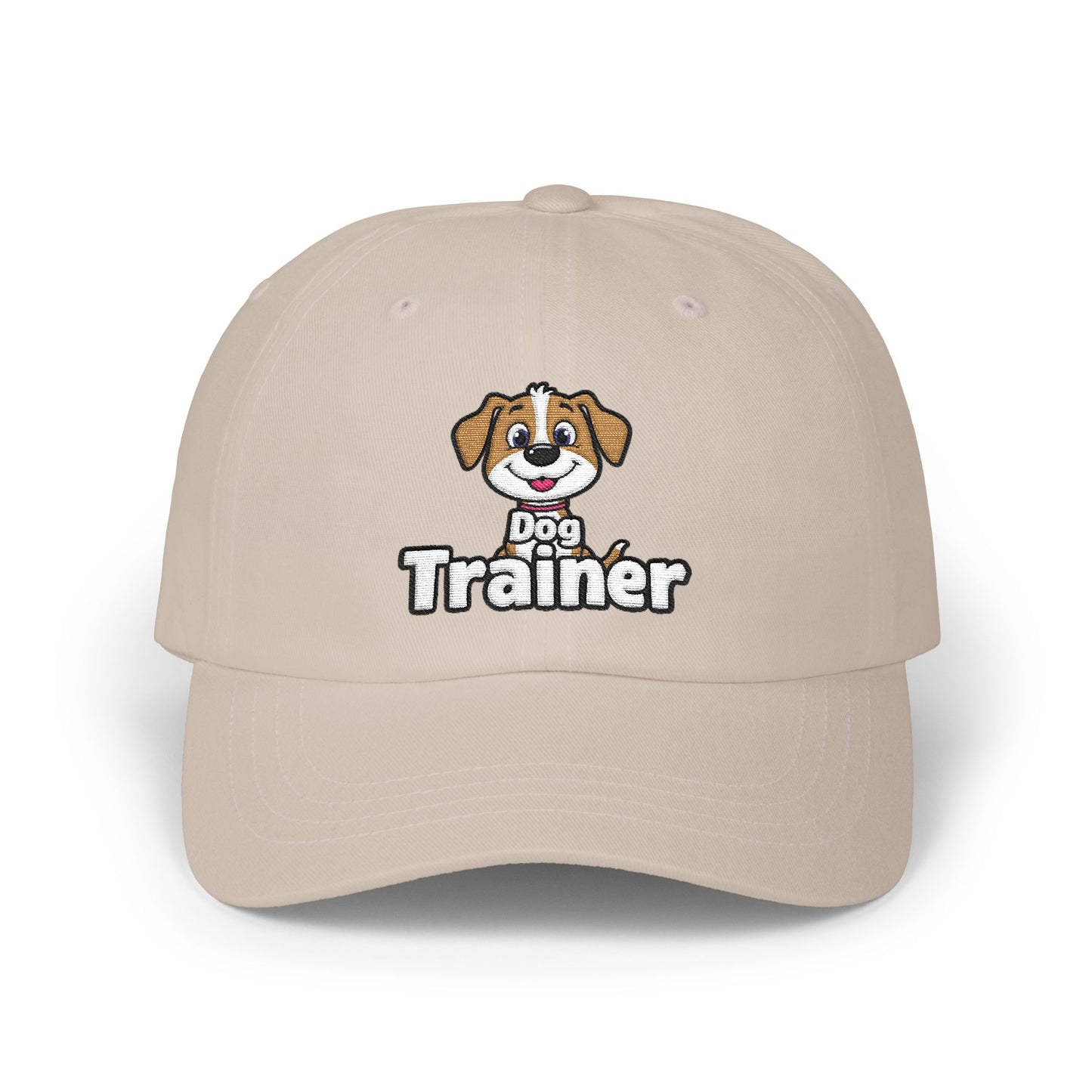 Embroidered Dog Trainer Classic Dad Cap Featuring a Cute Funny Dog  | Dog-themed Accessories