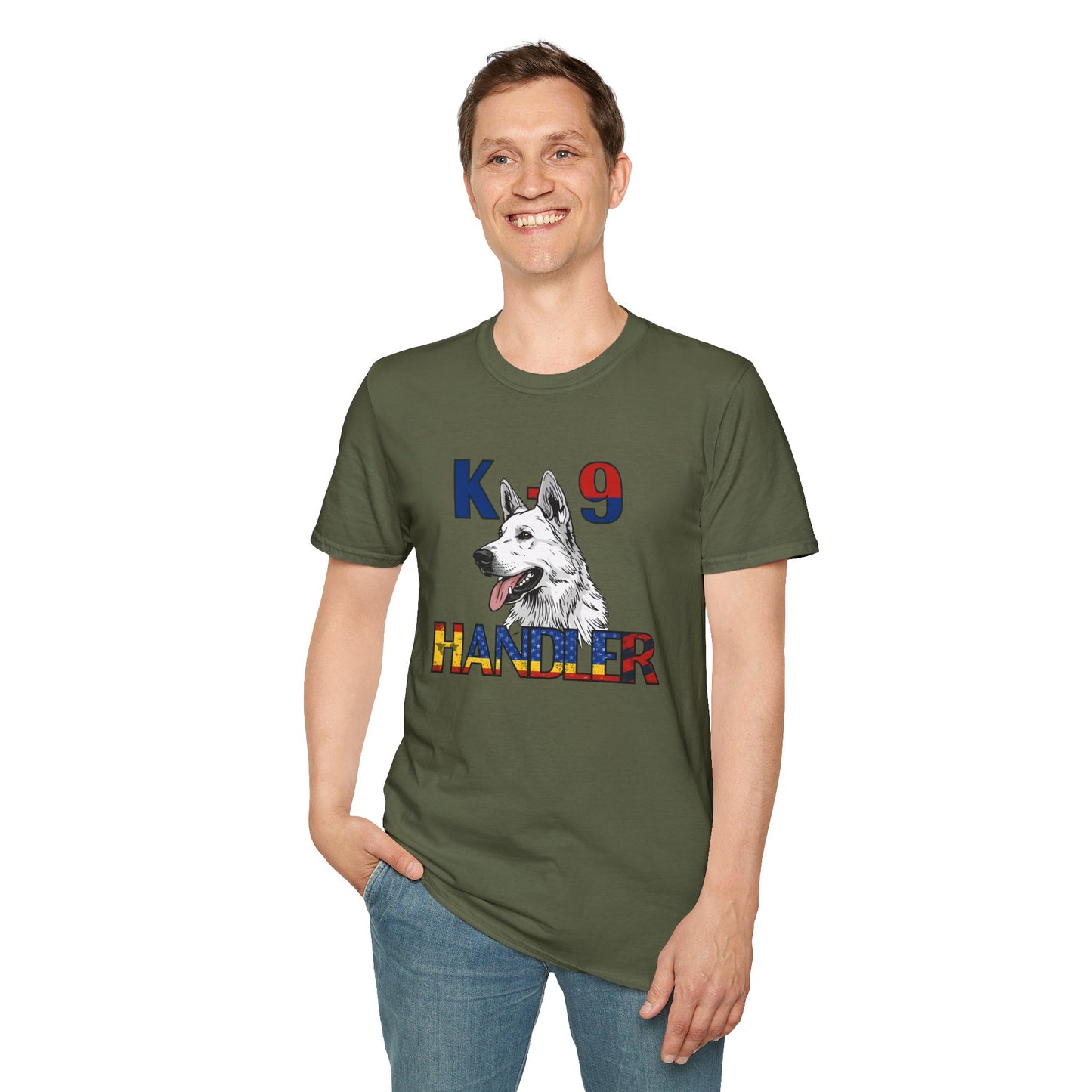 German Shepherd K9 Handler T-Shirt, Police Dog Tee, Canine Enthusiast Apparel