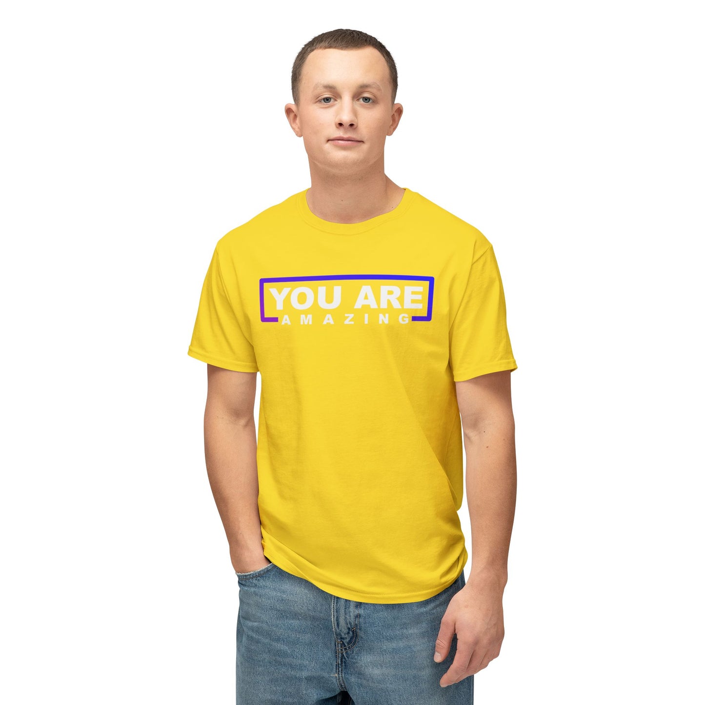 You Are Amazing Inspirational Quote T-Shirt, Motivational Gift, Casual Wear, Affirmation Apparel, Birthday Gift, Positive Vibes Clothing