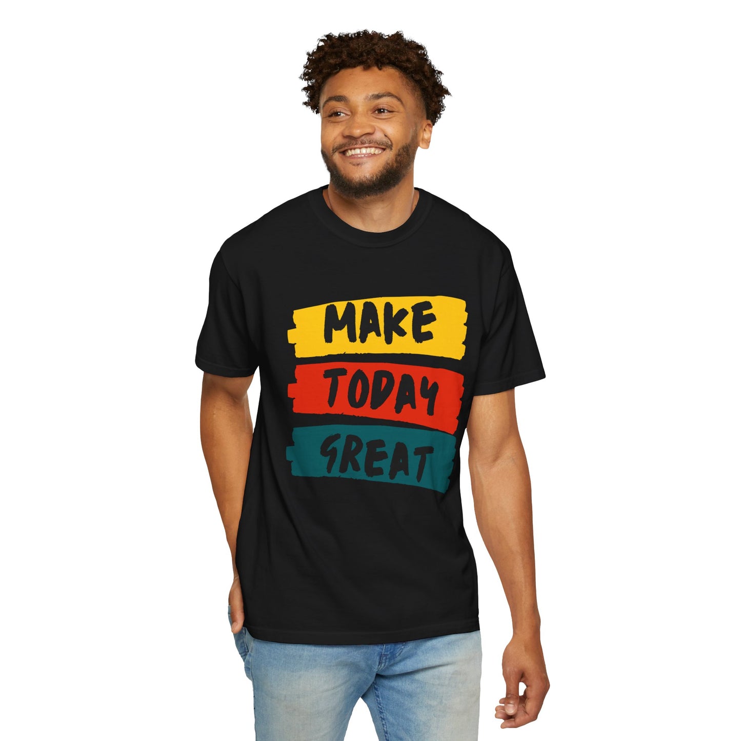 Motivational Unisex T-Shirt - Make Today Great, Casual Wear, Gifts for Her, Gifts for Him, Inspirational Tee, Everyday Comfort