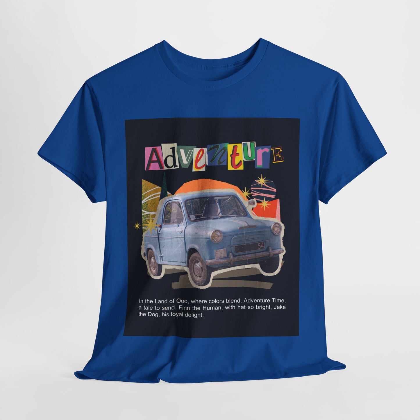 Adventure-Themed Unisex Cotton Tee, Retro Car Graphic Tee, Travel T-Shirt, Gift for Adventurers, Vintage Exploration Top