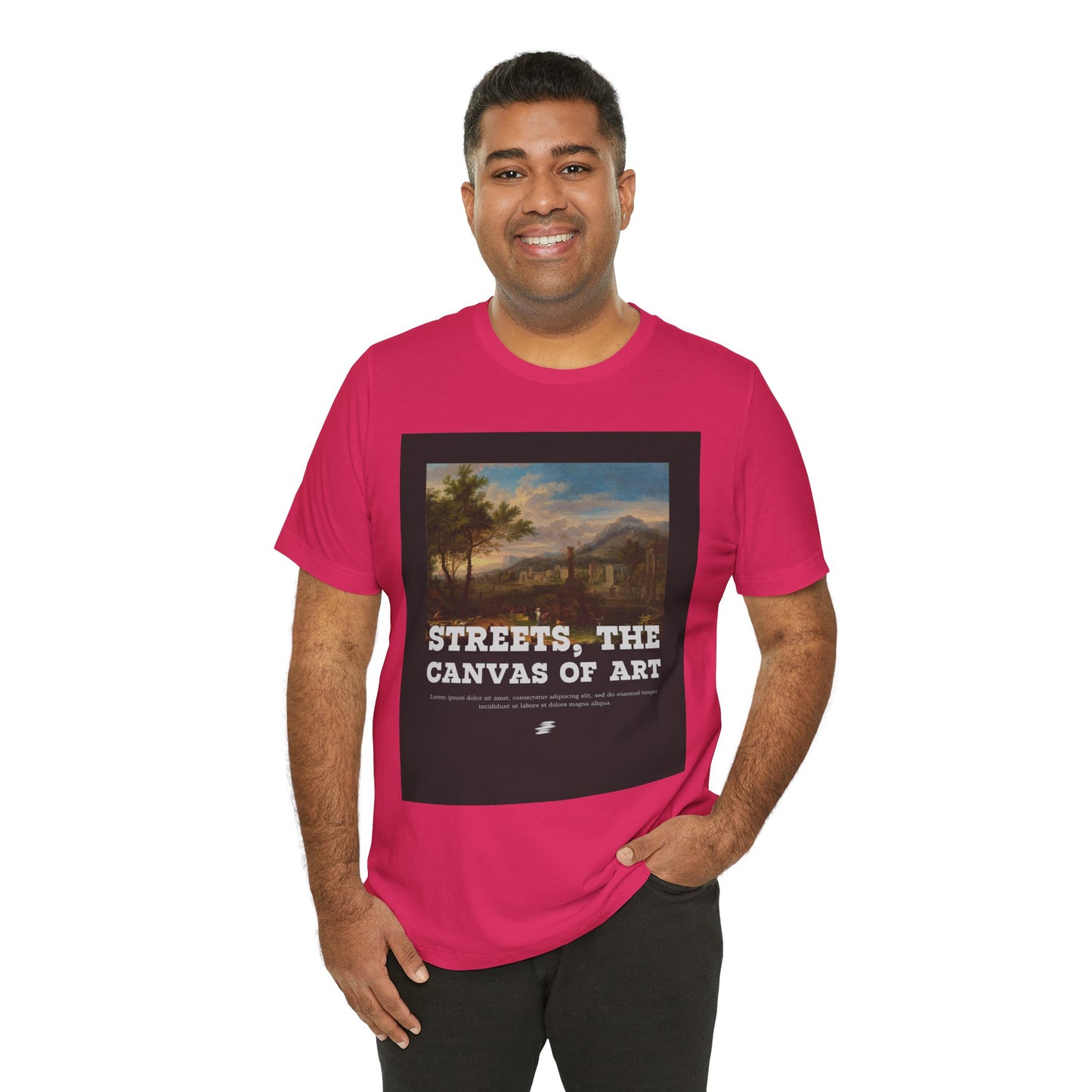 Artistic Graphic Tee - Streets, the Canvas of Art | Unisex Short Sleeve Shirt, Gift for Artists, Art Lovers, Casual Wear, Unique Gifts