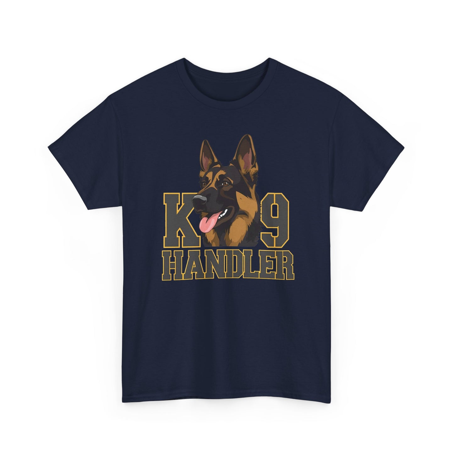German Shepherd K9 Handler Tee, Perfect for Dog Lovers, Gift for Pet Owners, Unisex Cotton T-Shirt