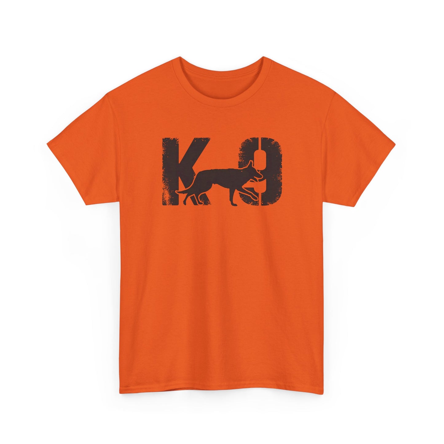 K-9 Dog Lover's Unisex Heavy Cotton Tee | T-Shirt for K-9 Handler | Dog Between K and 9 Design