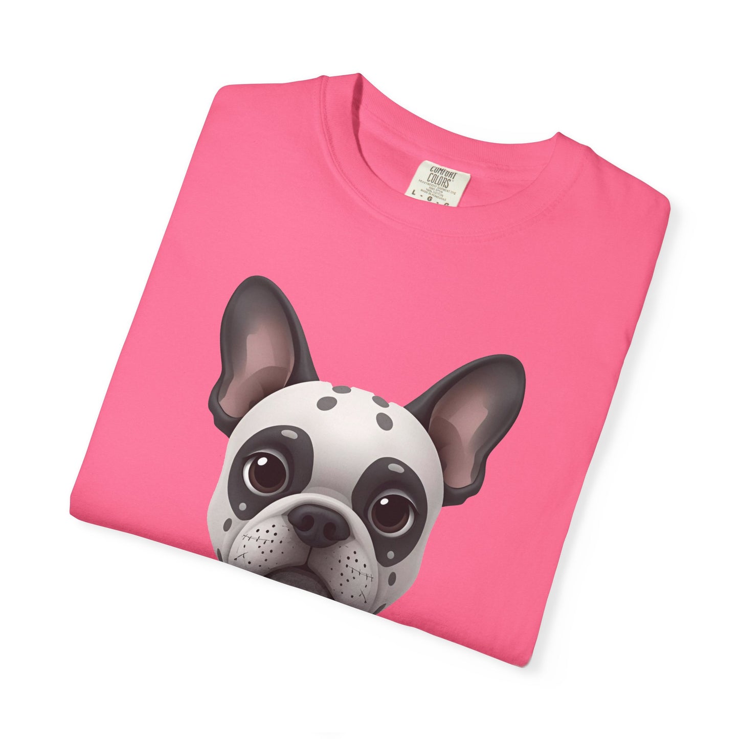 Cute 3D Design French Bulldog Unisex T-shirt, Animal Lover Gift