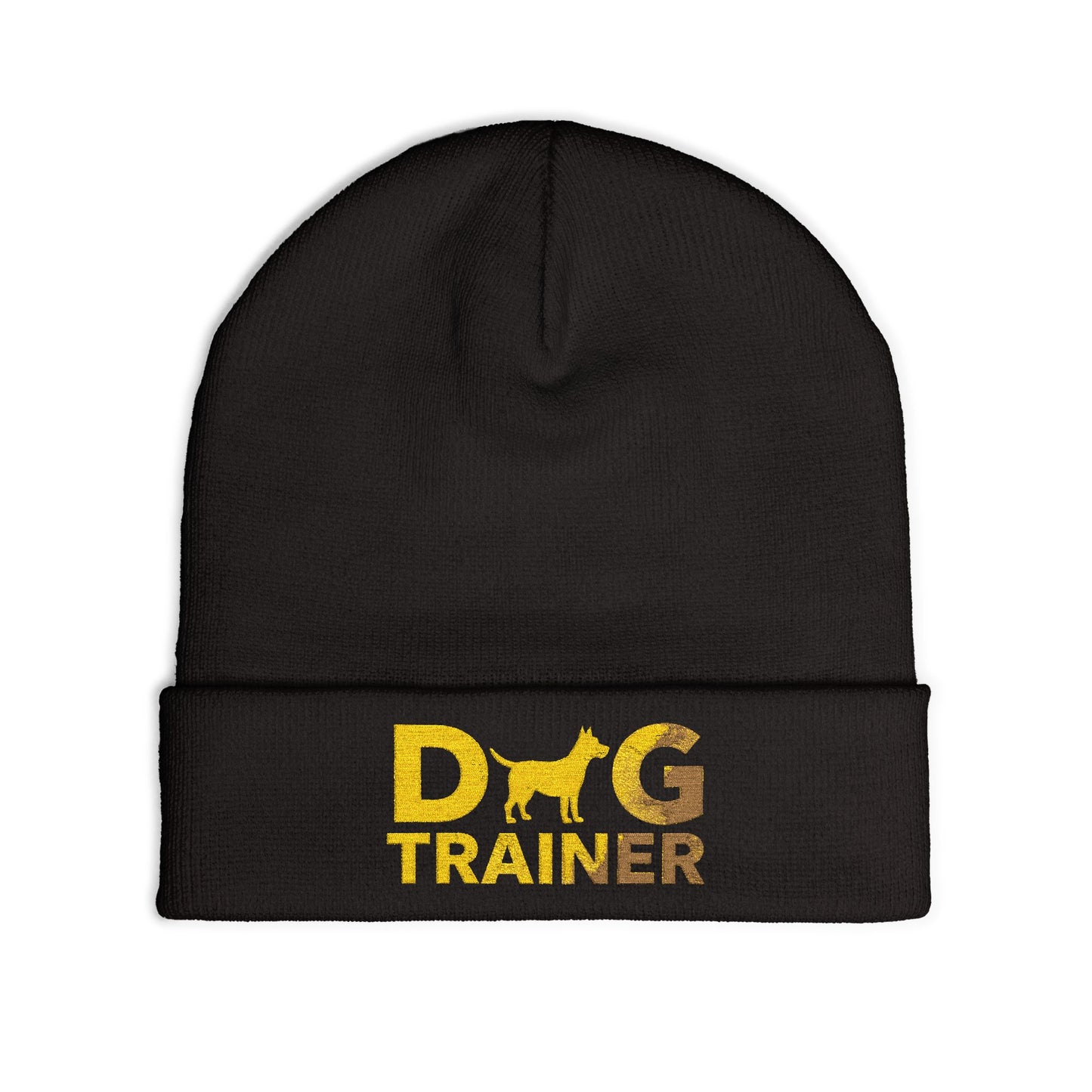 Dog Trainer Embroidered Knit Beanie, Cozy Winter Accessory, Pet Lover Gift, Dog Owner Beanie