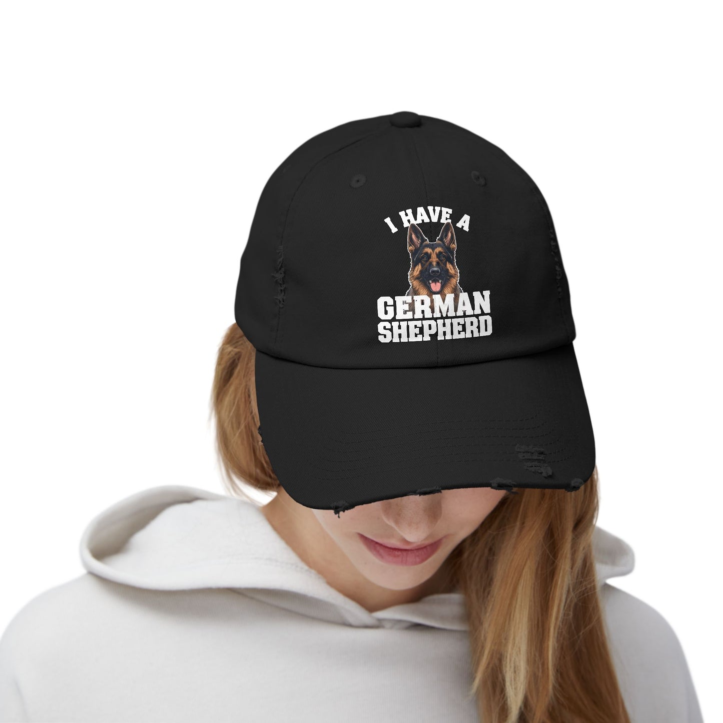 Dog Lover's Distressed Hat - I Have a German Shepherd