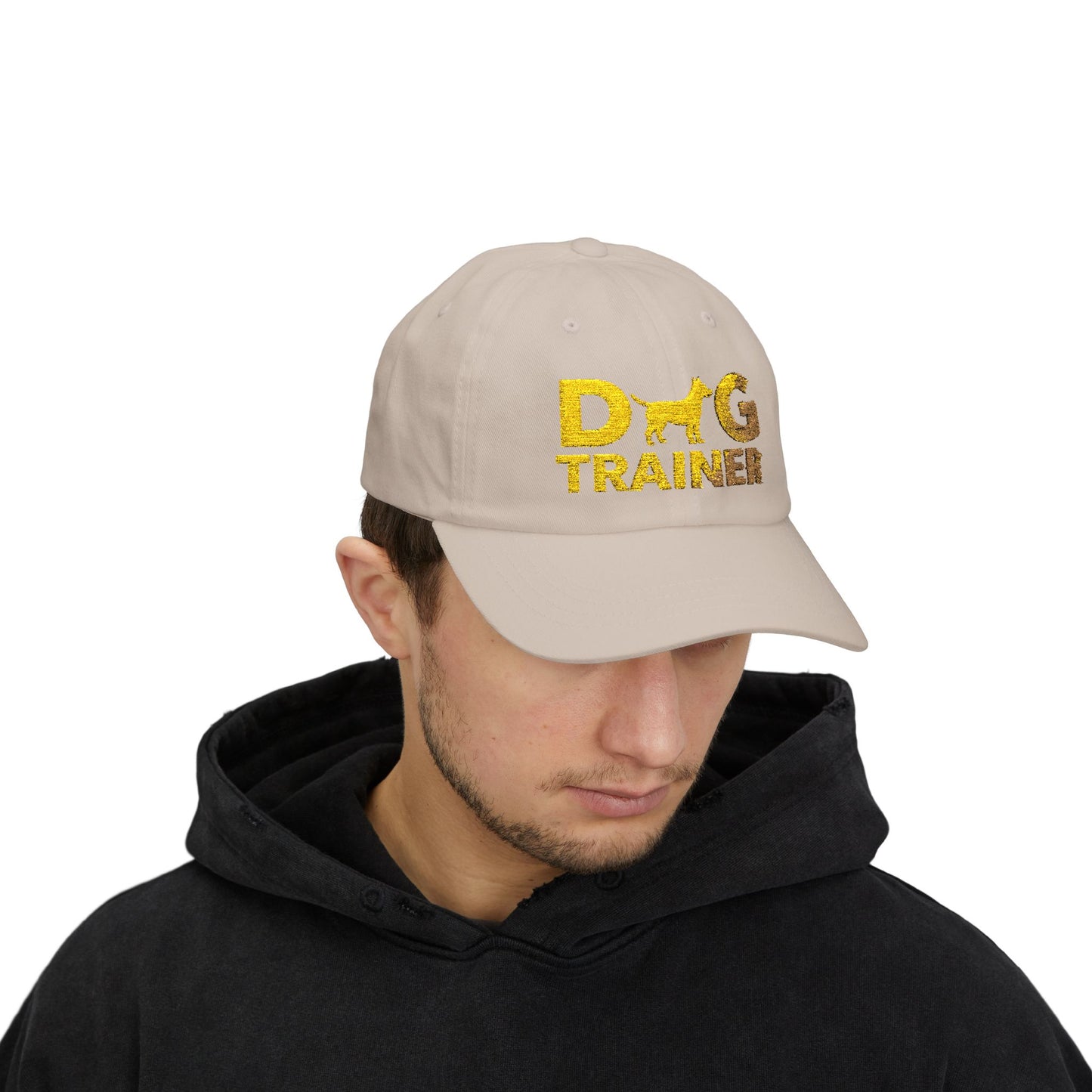 Dog Trainer Classic Dad Cap, Golden Embroidery Design, Pet Trainer Gift, Casual Wear