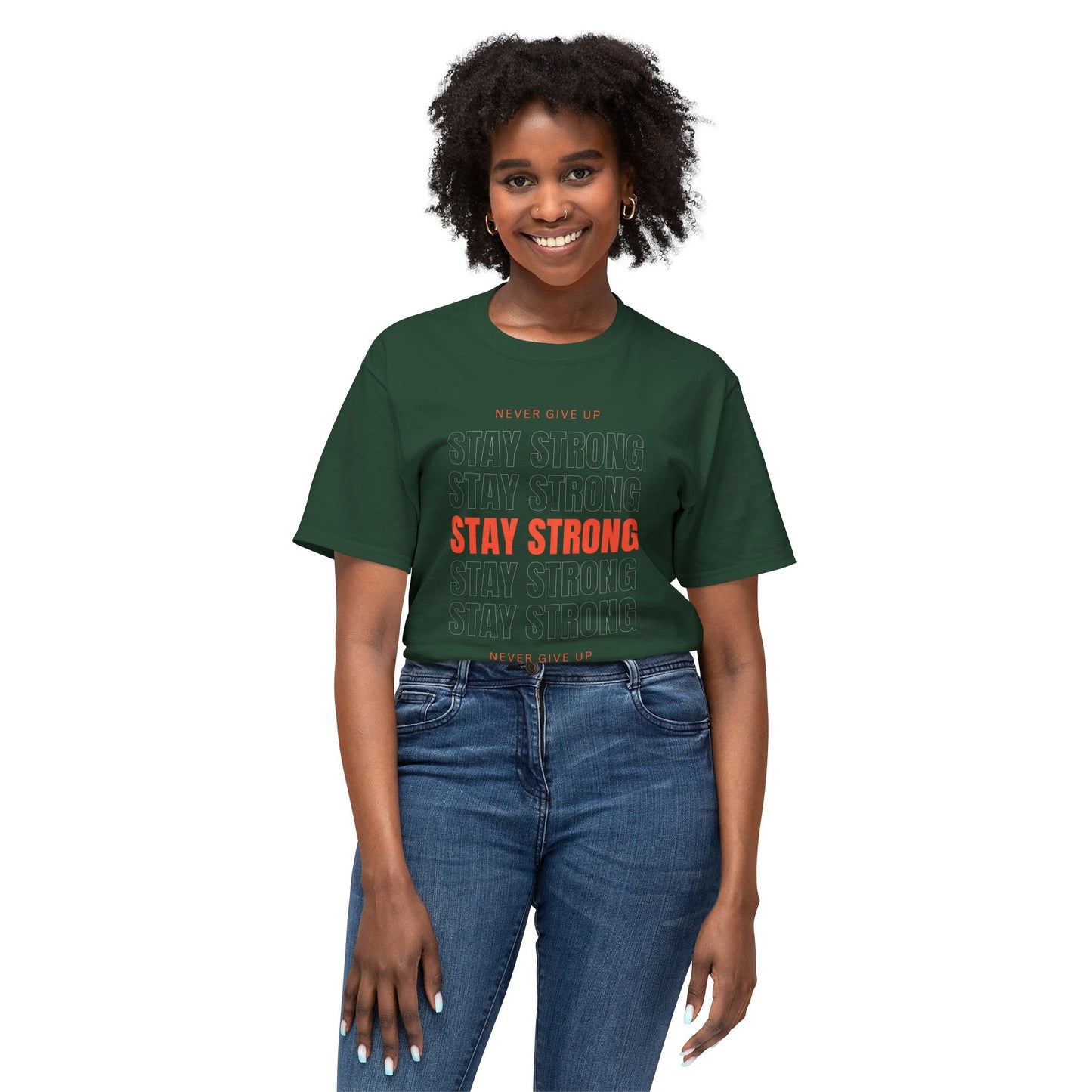 Stay Strong Motivational Unisex T-Shirt, Inspirational Tee, Gift for Fitness Lovers, Positive Affirmation Shirt, Self-Care Apparel