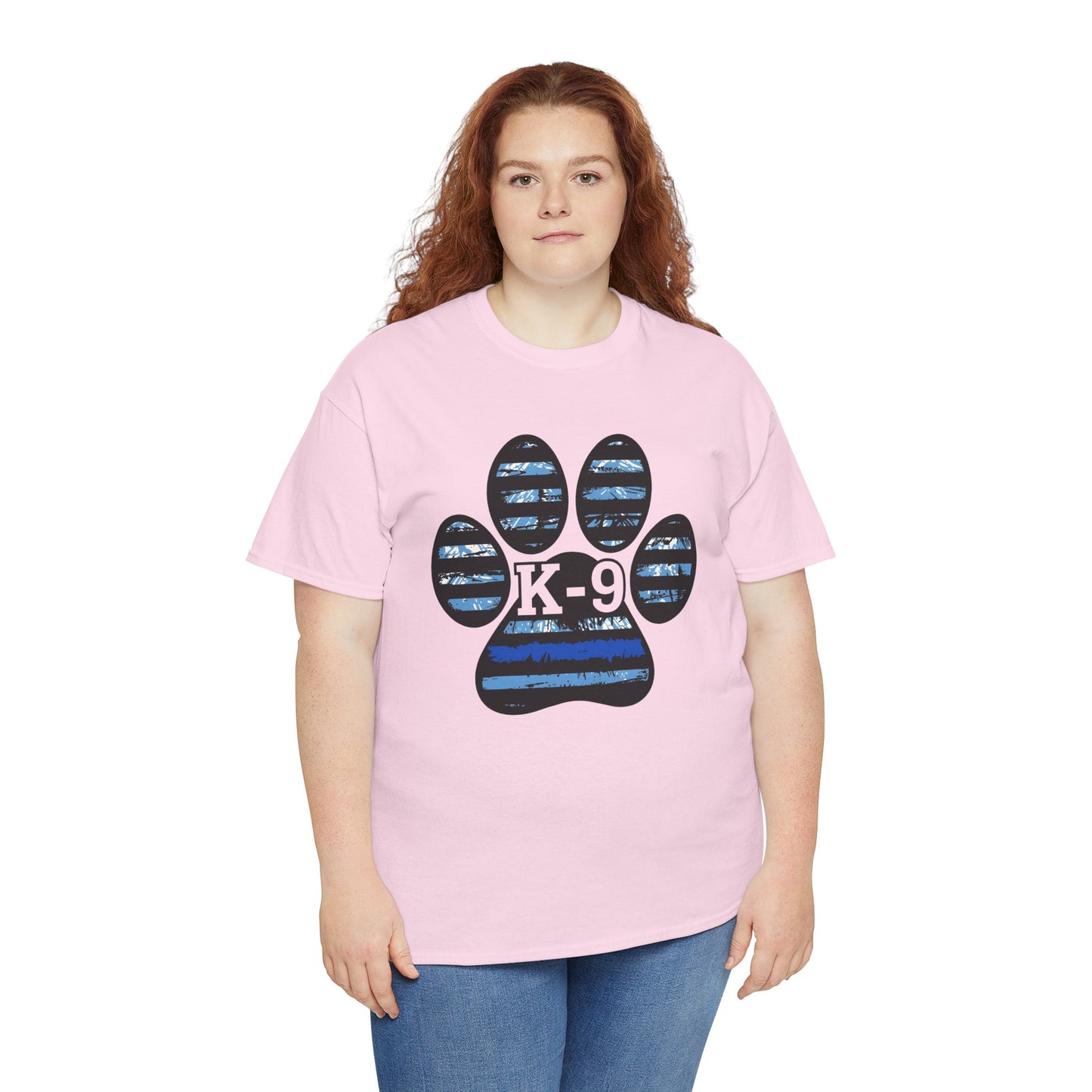K-9 Paw Print Tee – Unisex Cotton Tee for Dog Lovers, Pet Owners, Animal Rescue Supporters