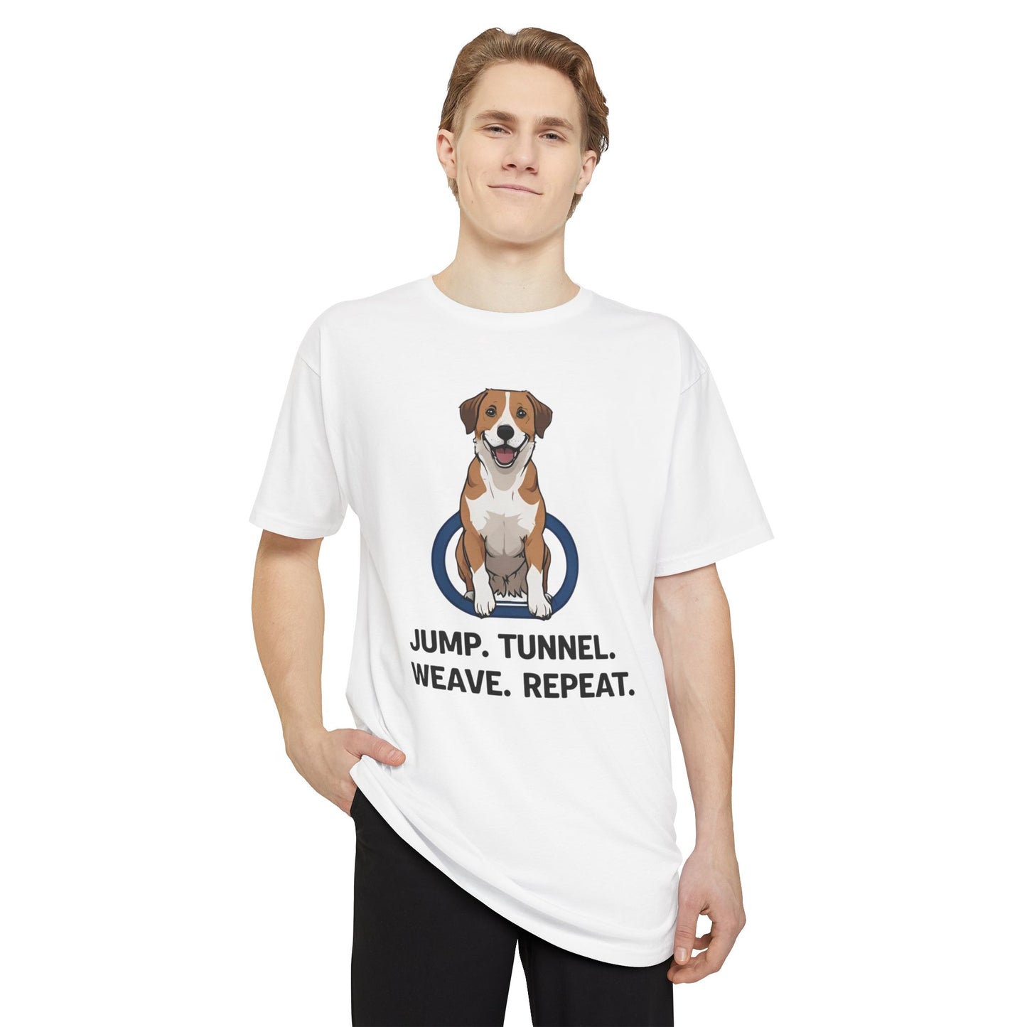 Dog Agility Unisex Long Body Urban Tee, Pet Lover Gift, Dog Training Shirt, Funny Dog Tee, Gift for Dog Owners