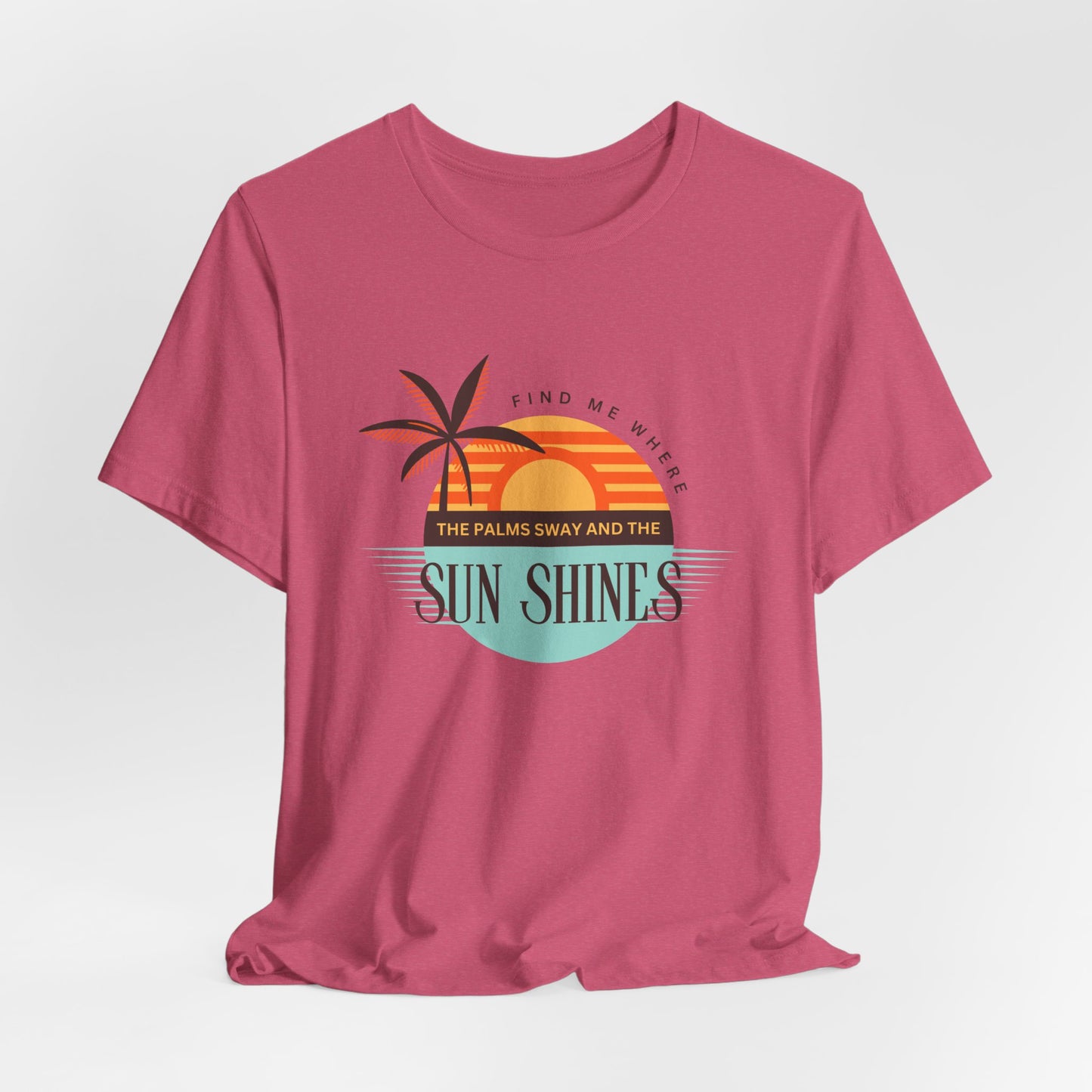 Tropical Vibes Tee - Relaxing Beach Sunset Design for Travelers and Summer Lovers, Perfect Gift for Vacations, Beach Days, and Casual Style