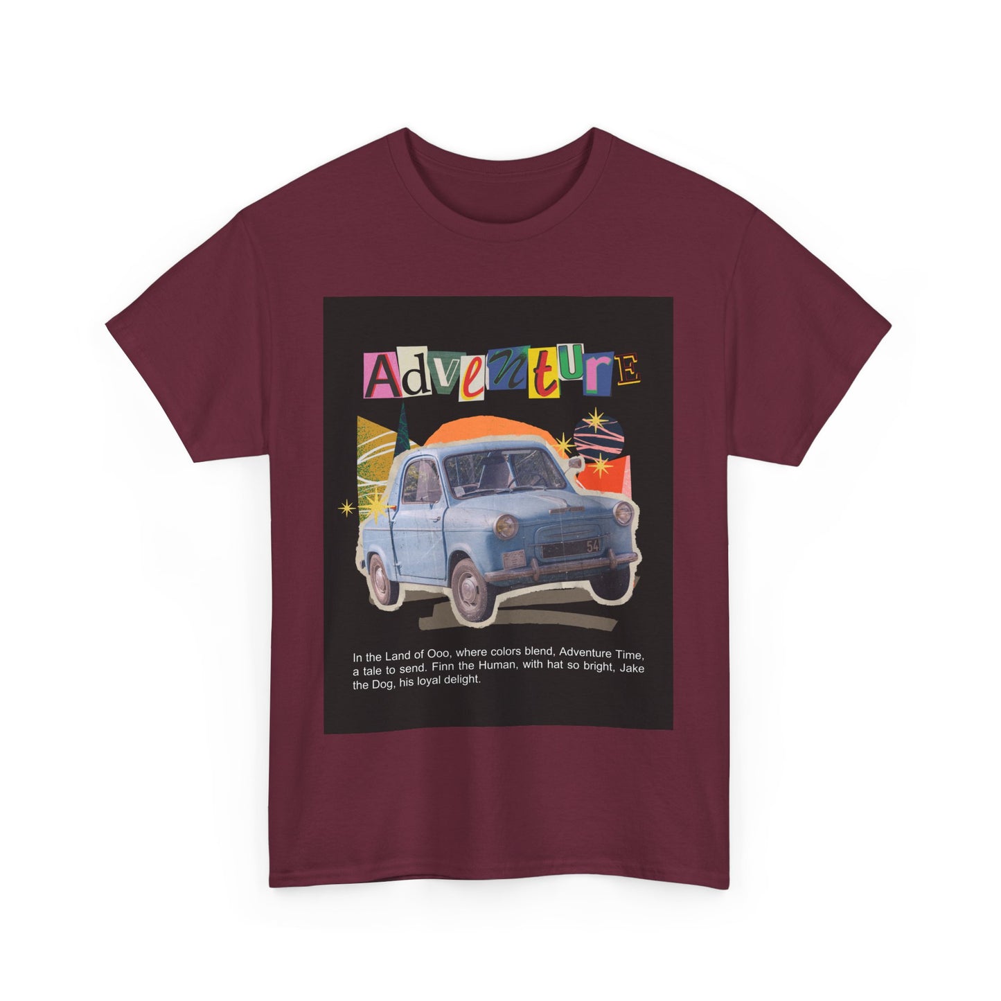 Adventure-Themed Unisex Cotton Tee, Retro Car Graphic Tee, Travel T-Shirt, Gift for Adventurers, Vintage Exploration Top