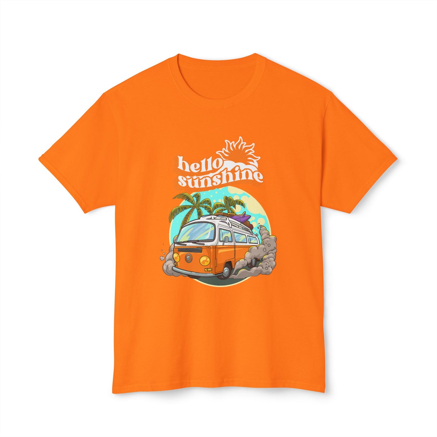 Hello Sunshine Beach Vibe T-Shirt, Summer Tee, Vacation Shirt, Gift for Travelers, Cool Graphic Tee