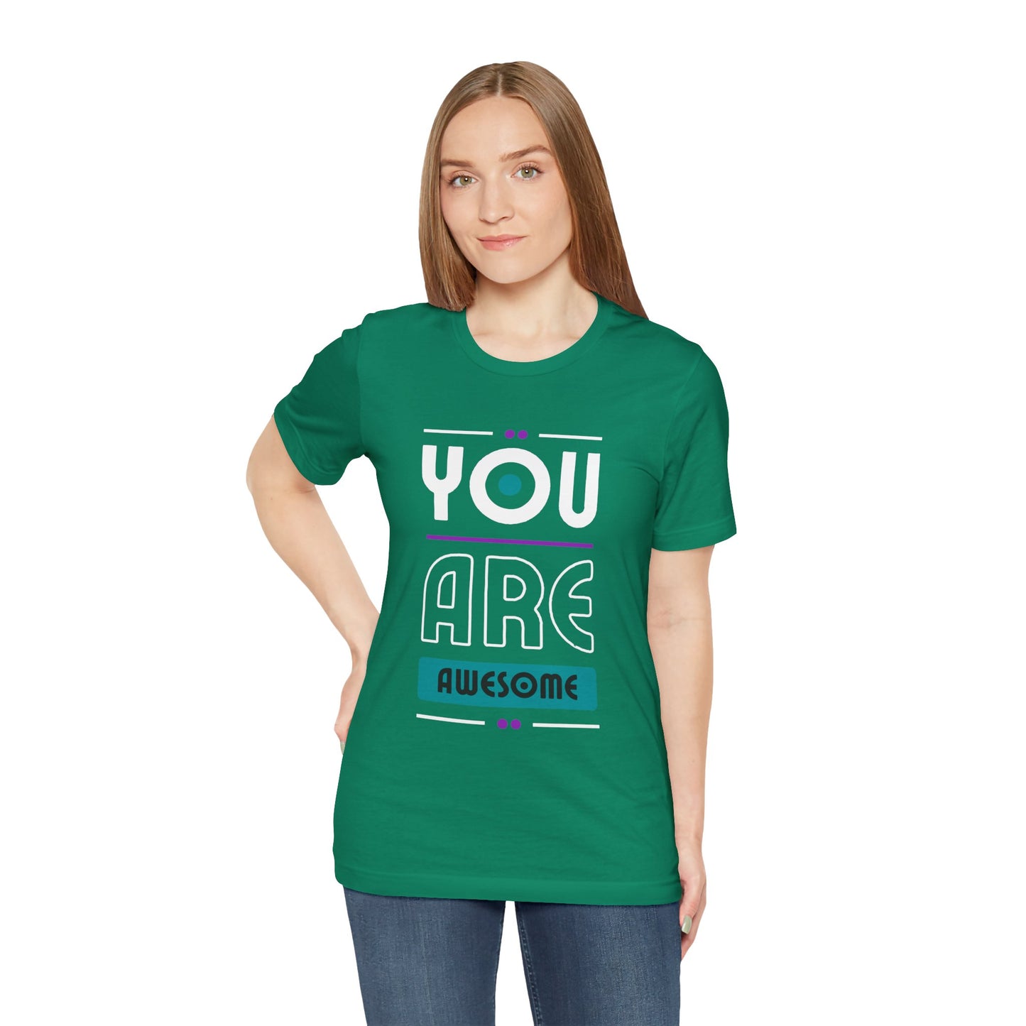 You Are Awesome Tee, Unisex Inspirational T-Shirt, Motivational Gift, Casual Wear, Birthday Gift, Summer Outfit