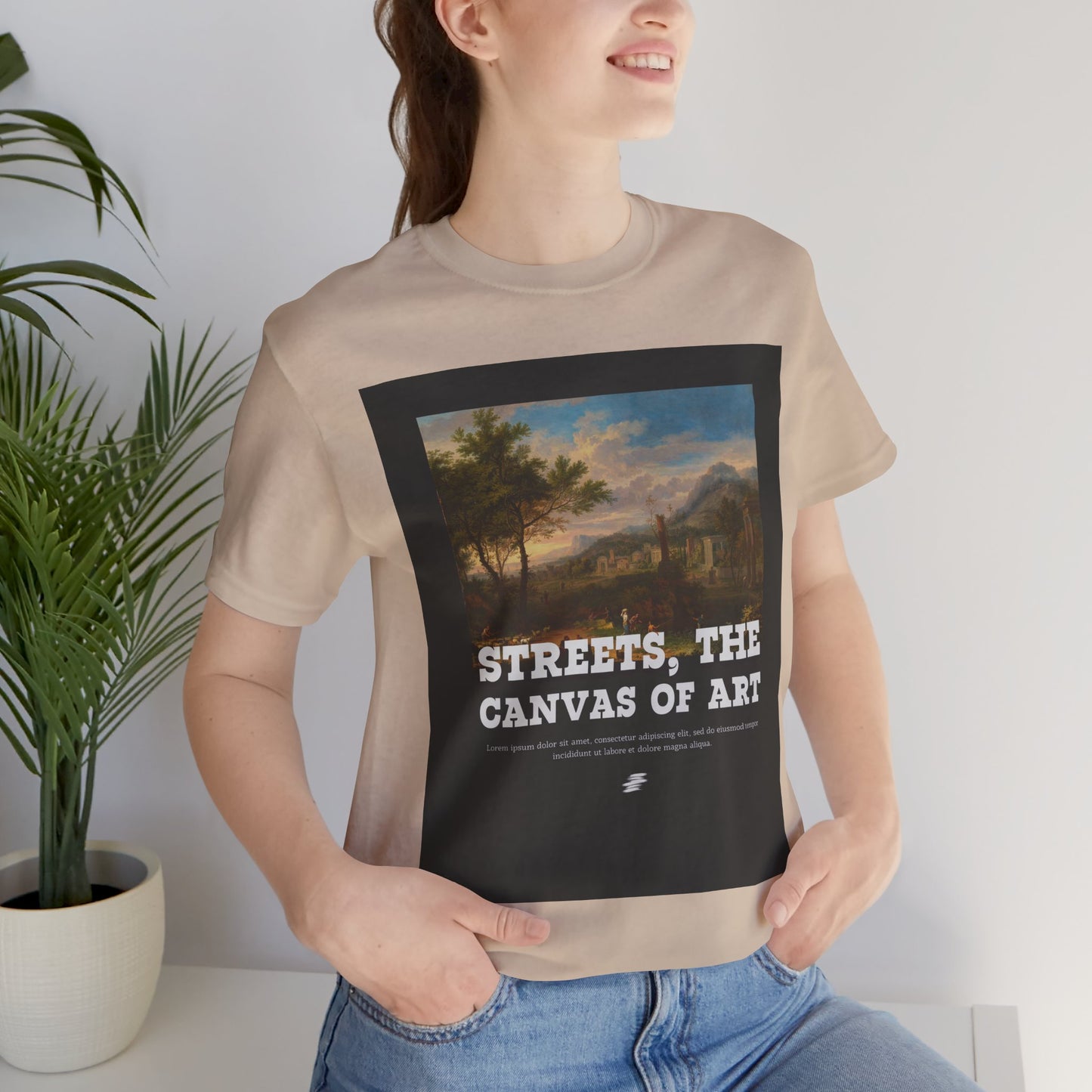 Artistic Graphic Tee - Streets, the Canvas of Art | Unisex Short Sleeve Shirt, Gift for Artists, Art Lovers, Casual Wear, Unique Gifts