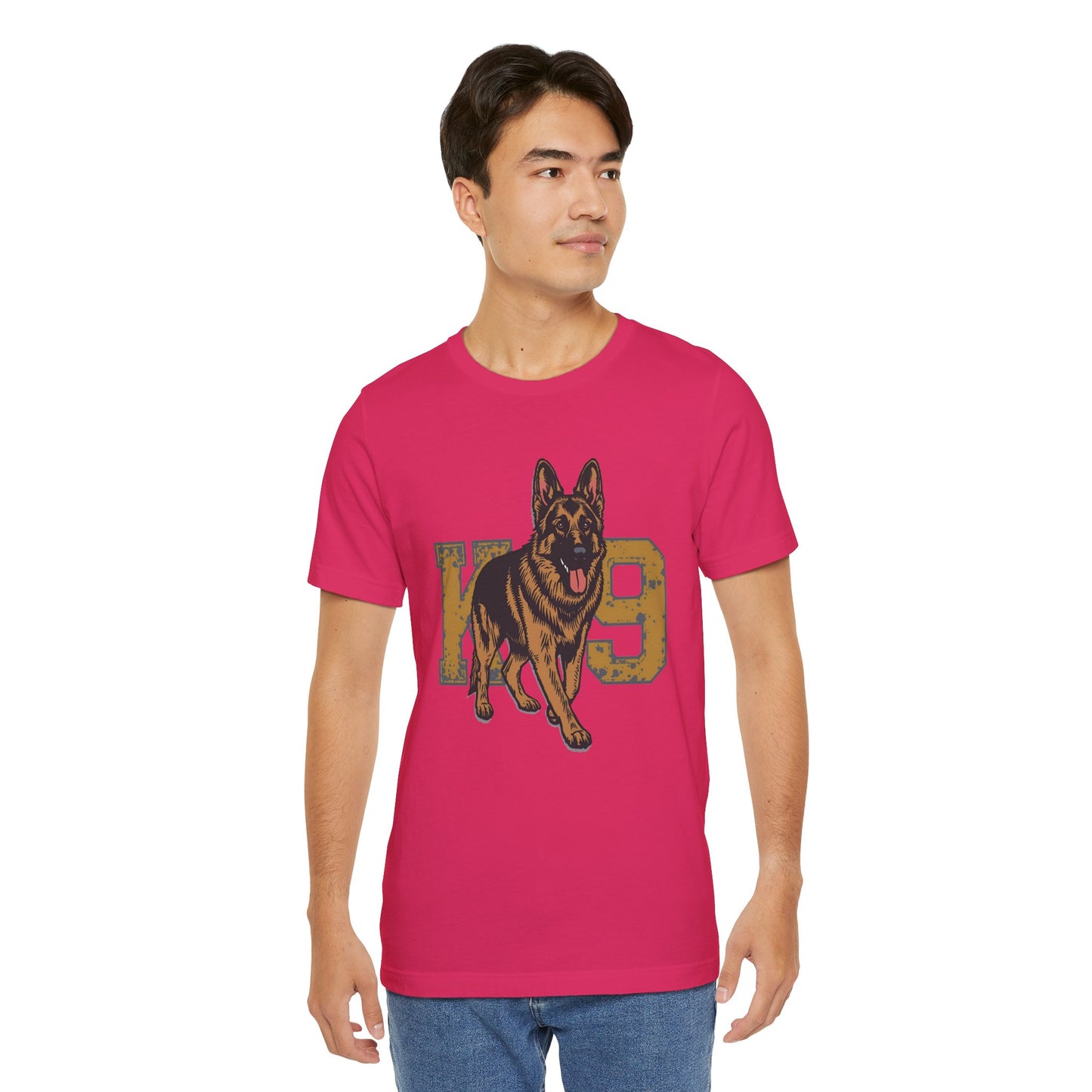 K9 Dog Lover German Shepherd Tee, Pet Owner Gift, Unisex Jersey Shirt