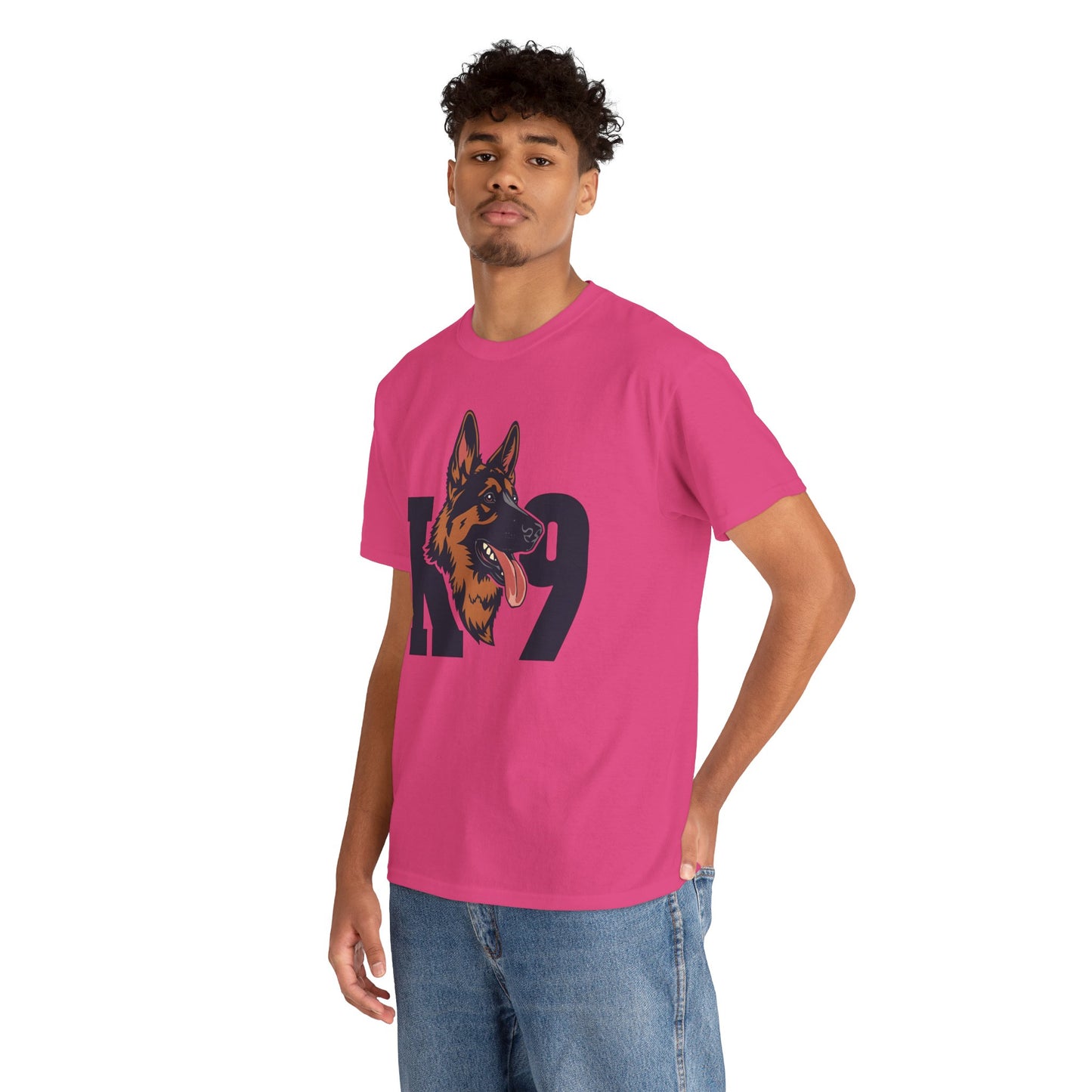 German Shepherd K9 Lover Unisex Heavy Cotton Tee | Dog Owner Gift, Dog Lover Apparel