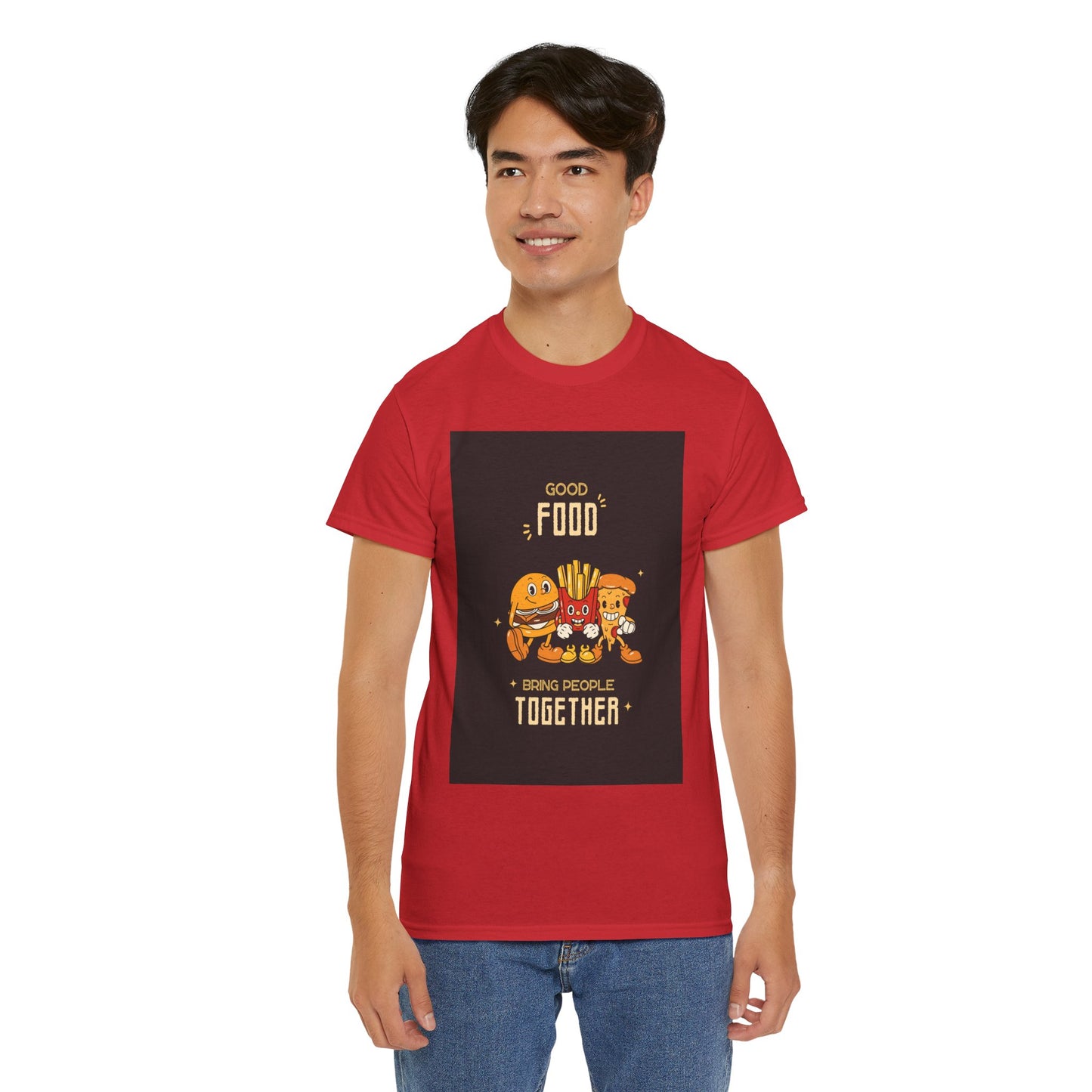 Good Food Unisex Tee | Fun Foodie Shirt, Gift for Food Lovers, Casual Wear, Kitchen Humor, BBQ Party