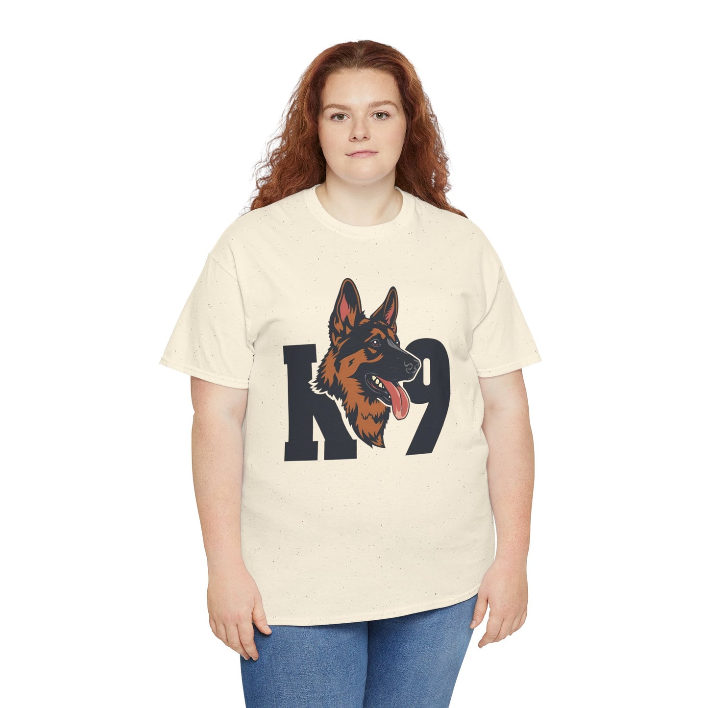 German Shepherd K9 Lover Unisex Heavy Cotton Tee | Dog Owner Gift, Dog Lover Apparel