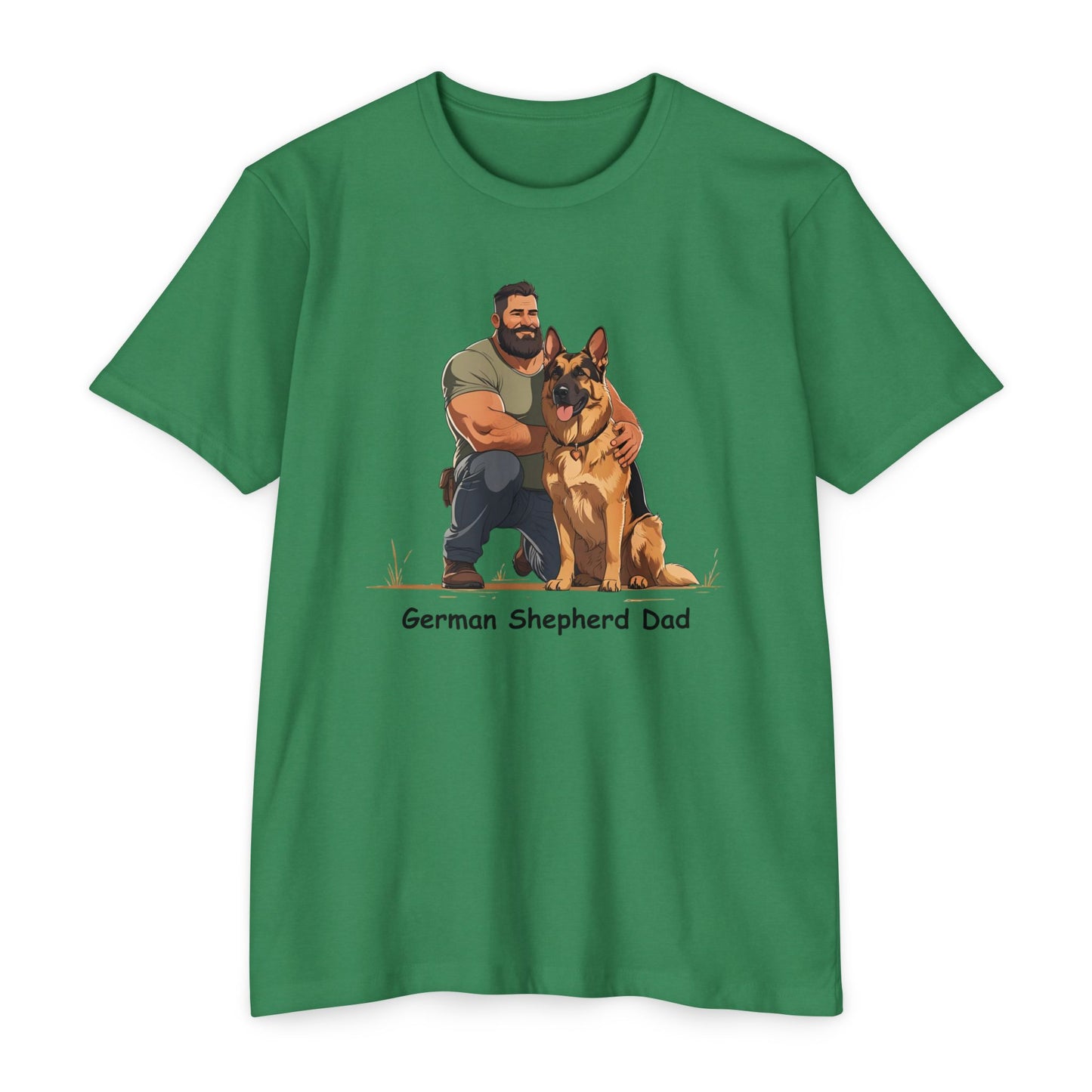 German Shepherd Dad Unisex T-Shirt, Dog Lover Shirt, Pet Owner Gift, Father's Day Tee, Animal Rescue Support