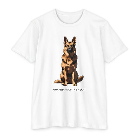 Guardians of the Heart German Shepherd T-Shirt, Unisex Dog Lover Tee, Gift for Pet Lovers, Casual Everyday Wear