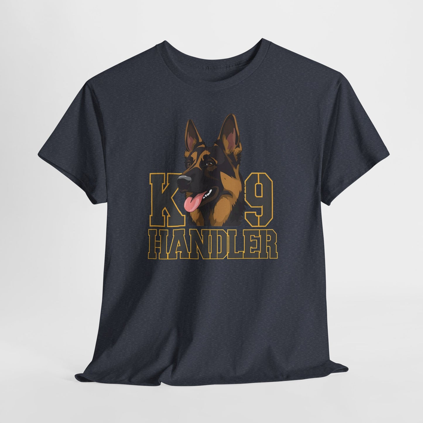 German Shepherd K9 Handler Tee, Perfect for Dog Lovers, Gift for Pet Owners, Unisex Cotton T-Shirt